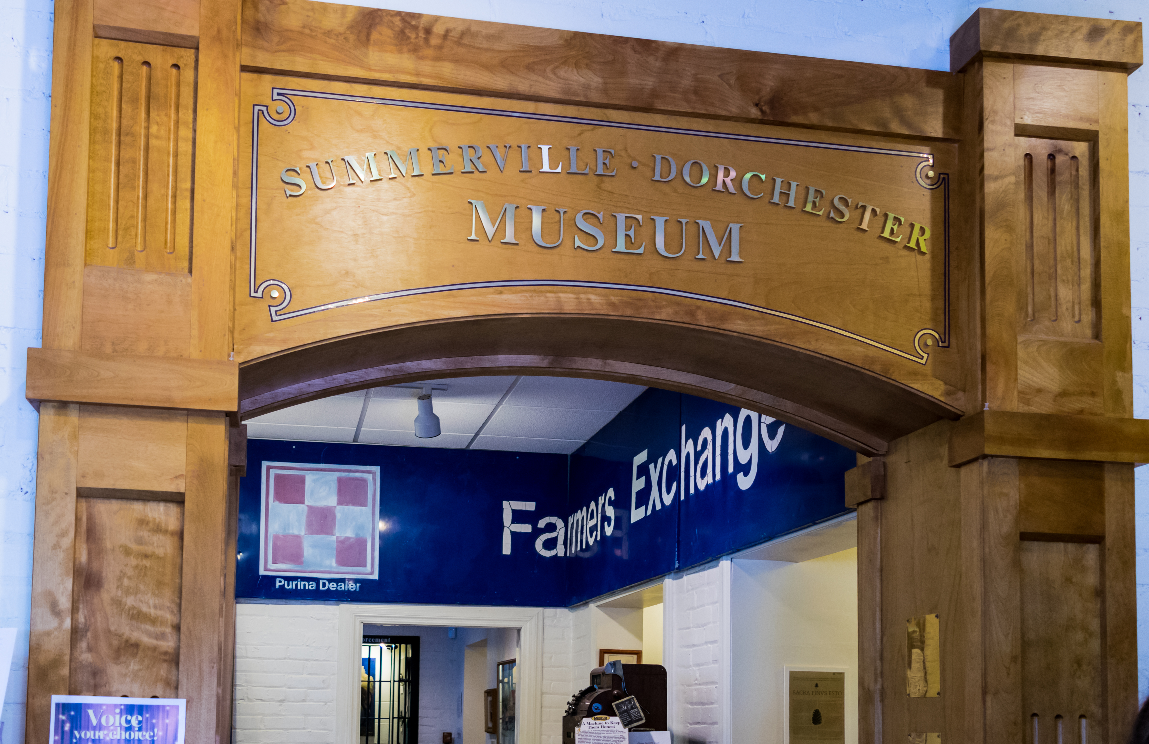Summerville Dorchester Museum Entry
