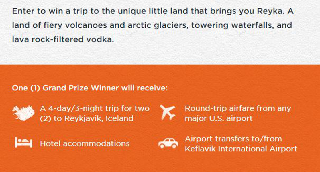 Win a Trip to Iceland