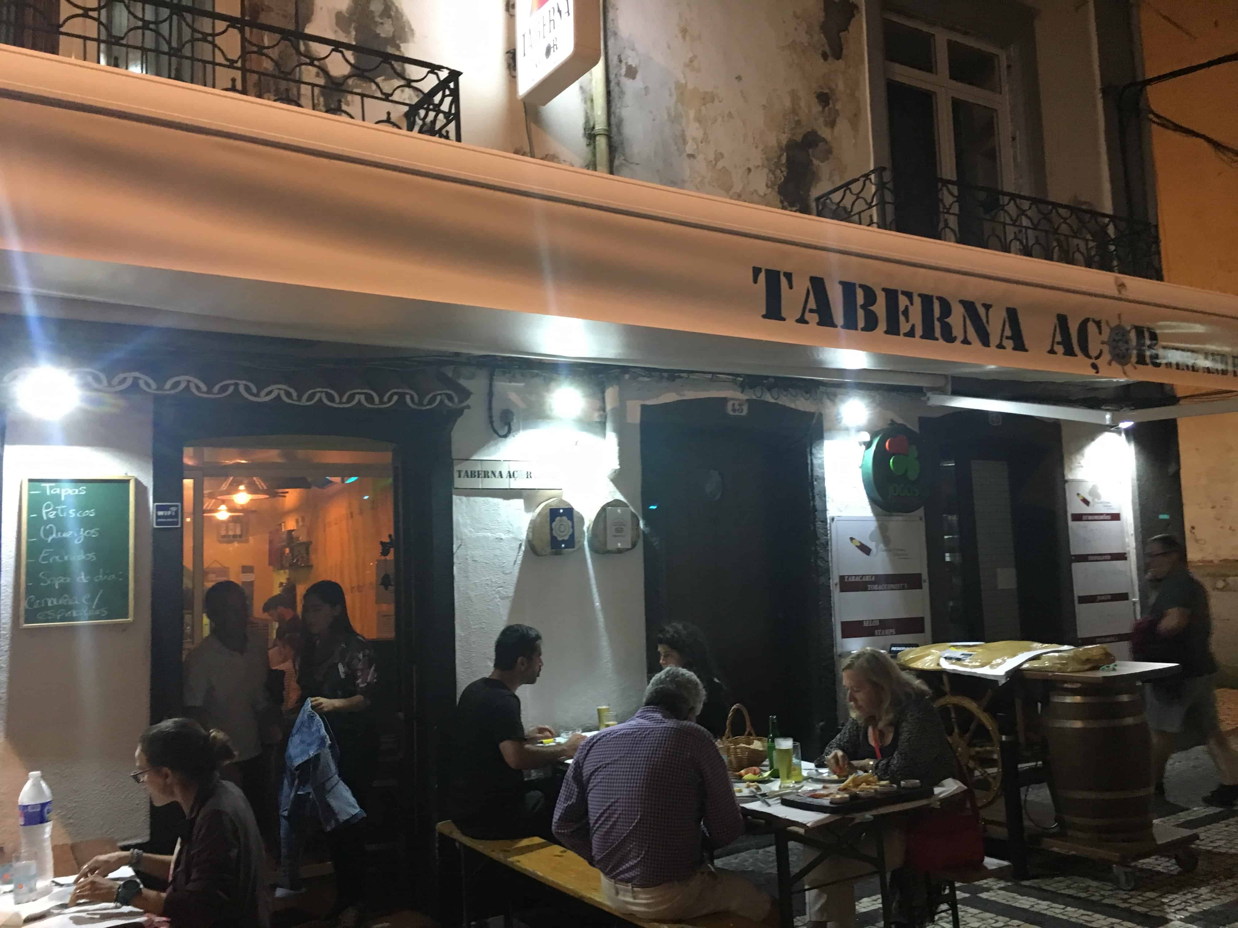 Dinner at Taberna Acor, Ponta Delgada, Sao Miguel, Azores