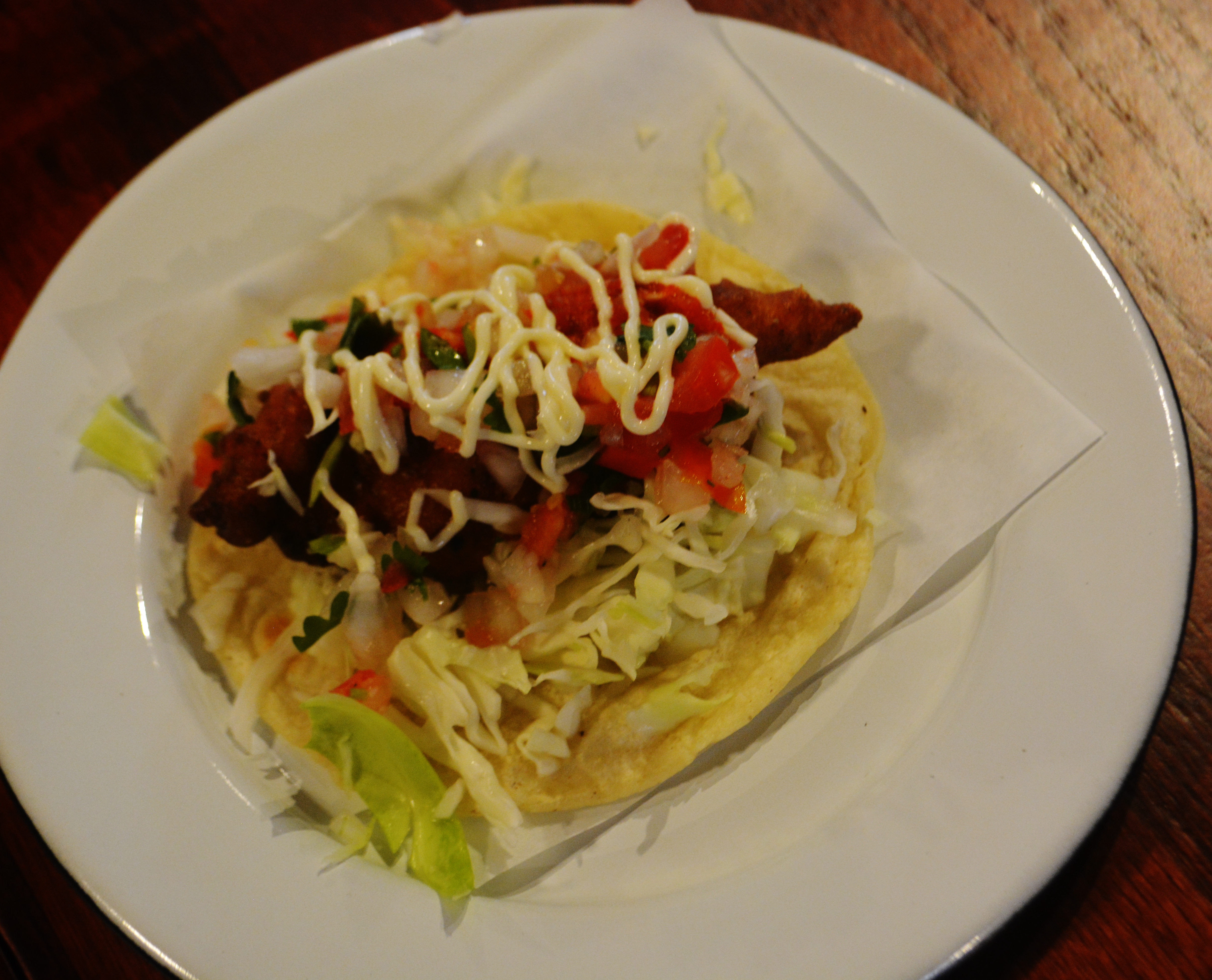 Shrimp Tacos at Sabina Restaurante