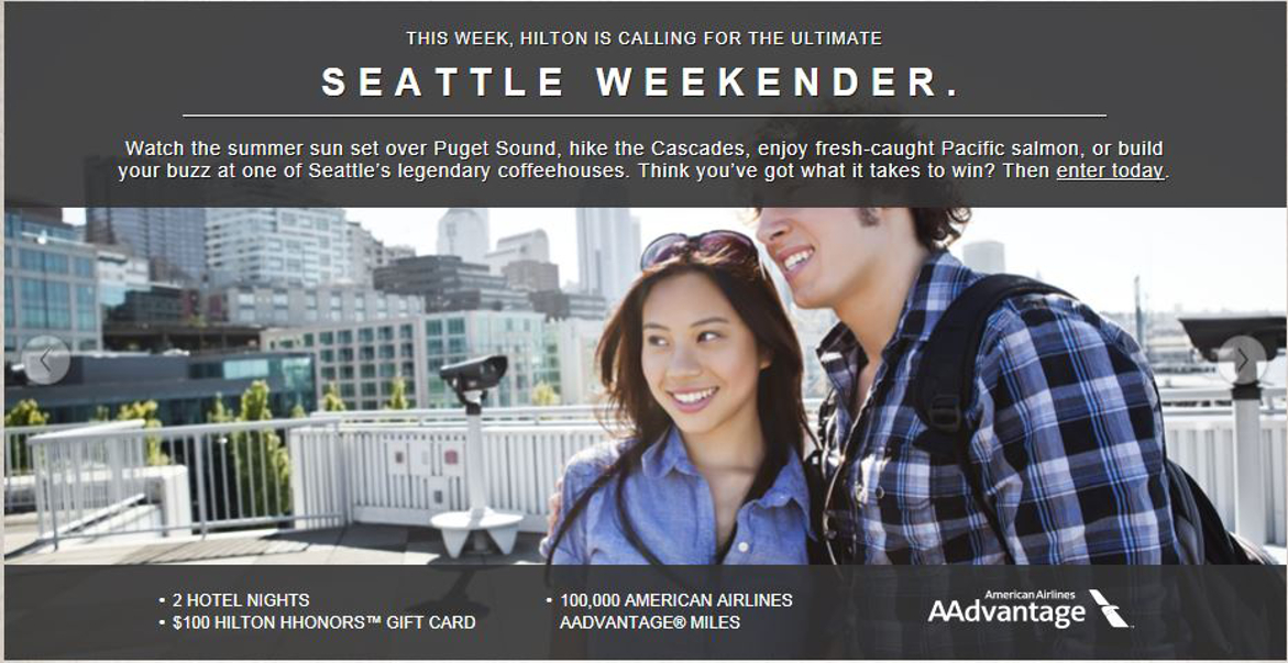 Hilton Seattle Weekender Sweepstakes