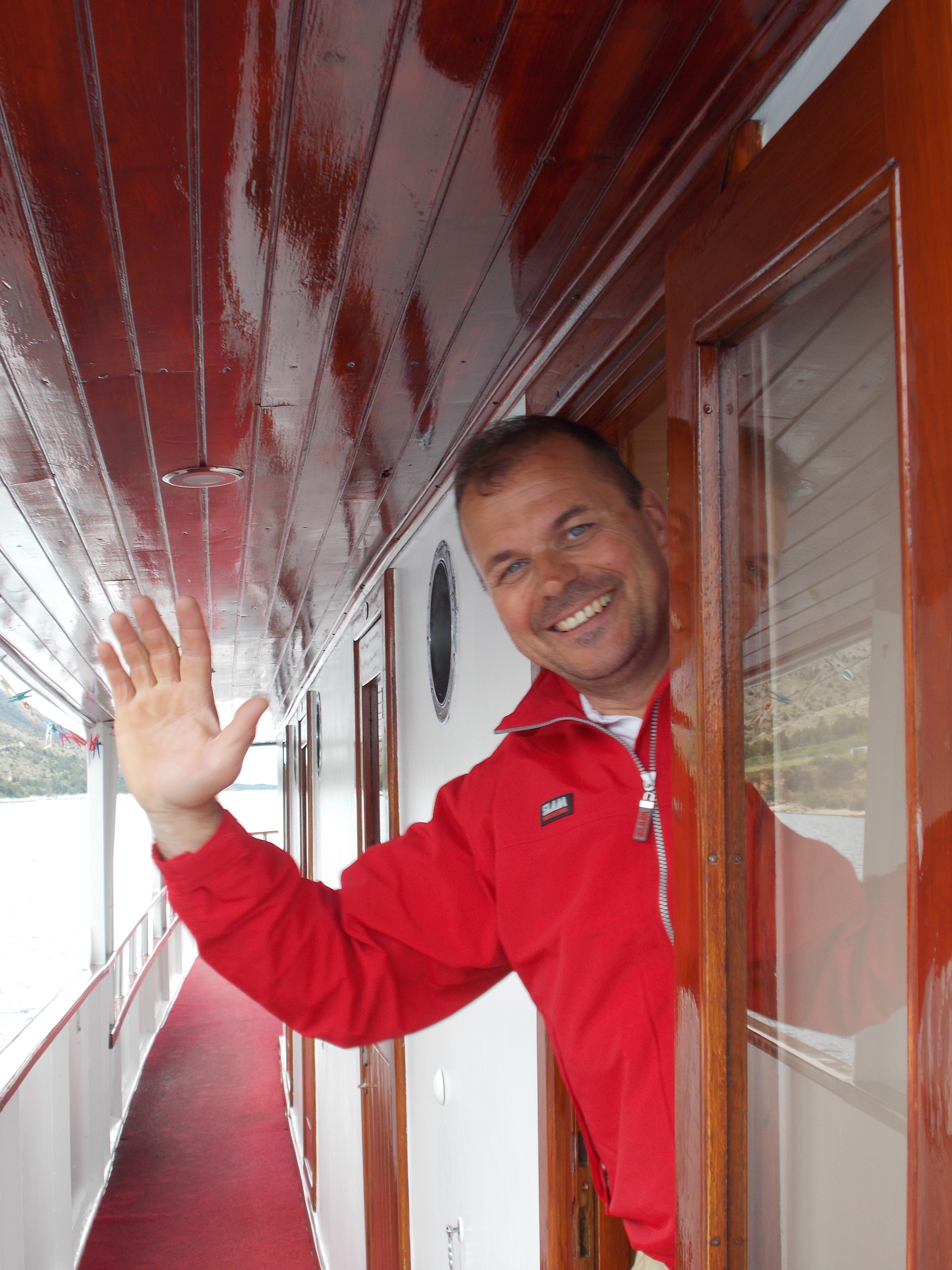 Captain Welcomes us on Board - Bol Croatia