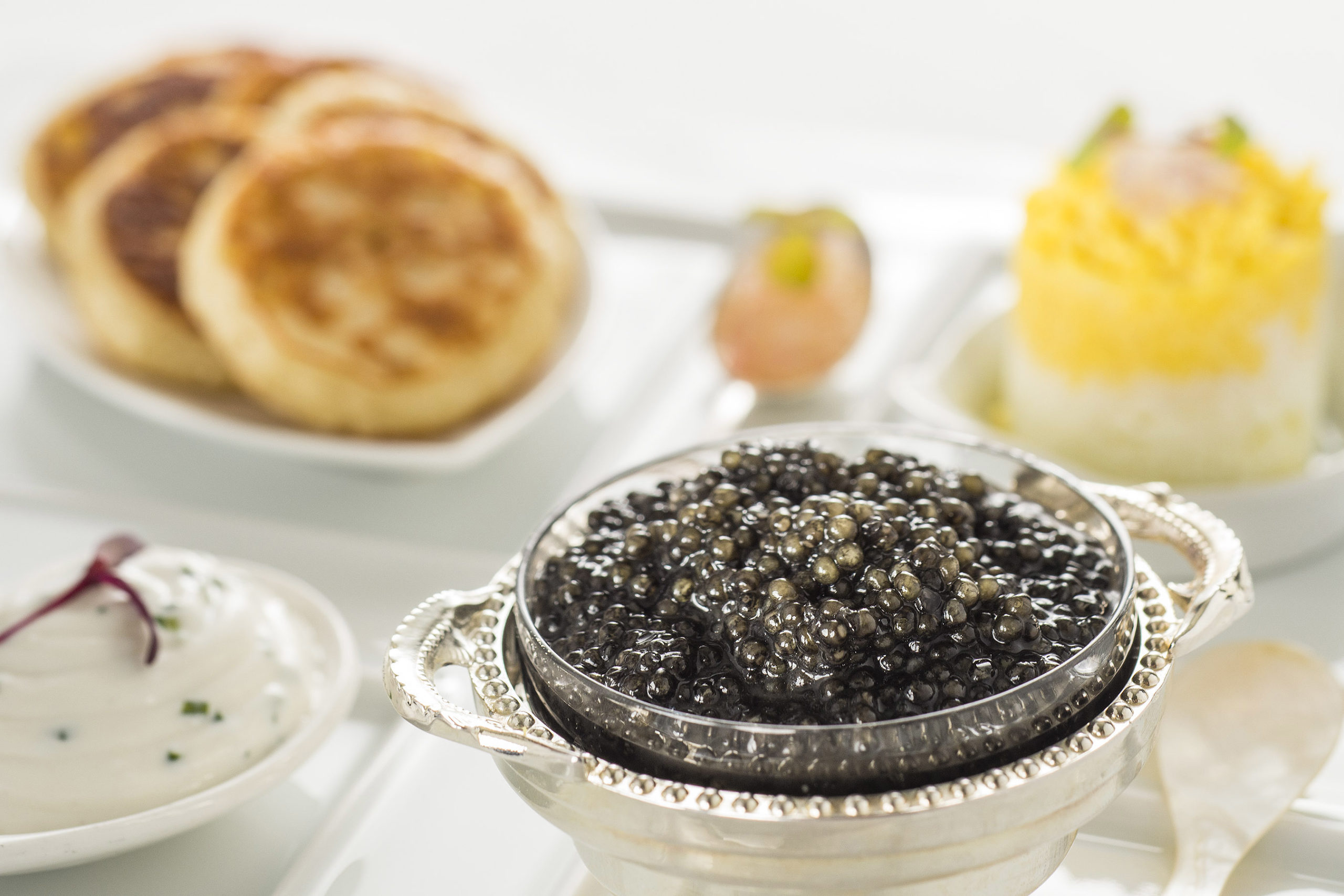 Caviar selections