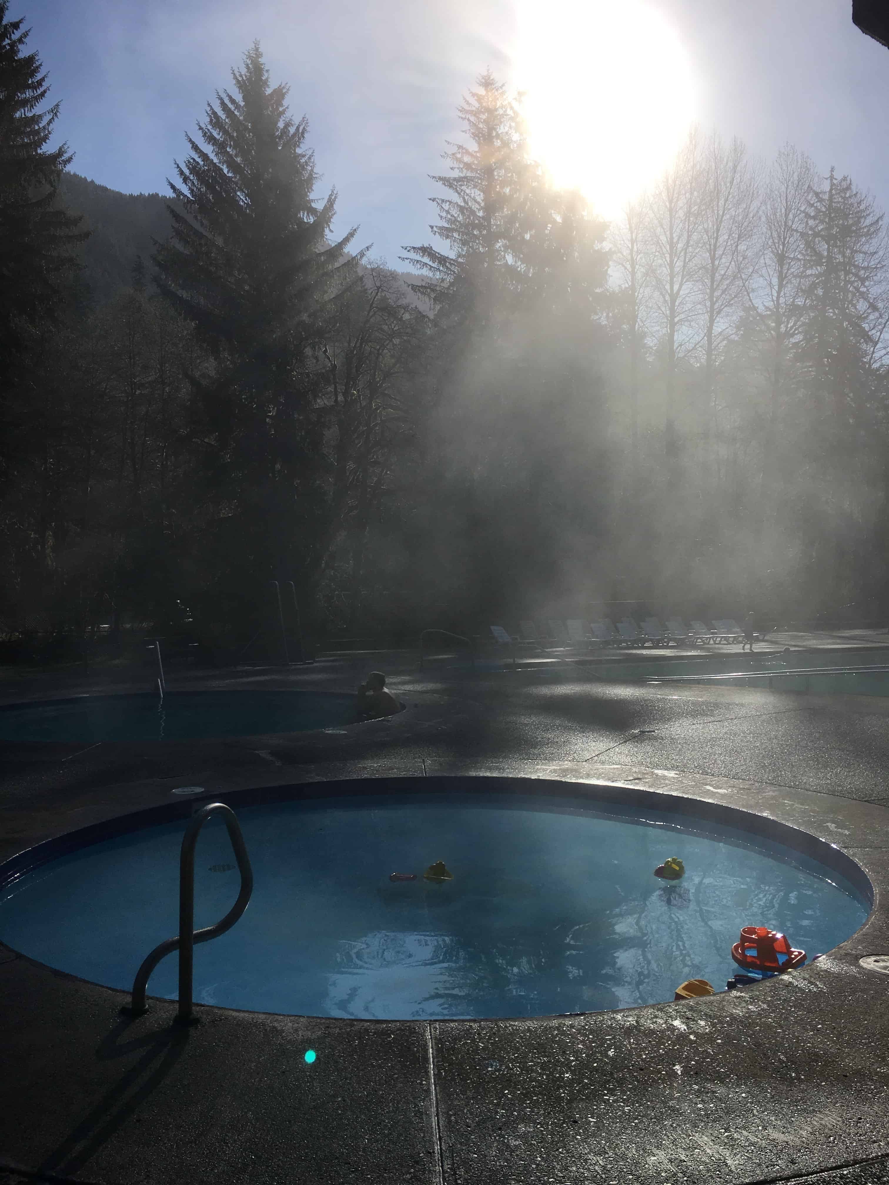 Morning at Sol Duc Hot Springs