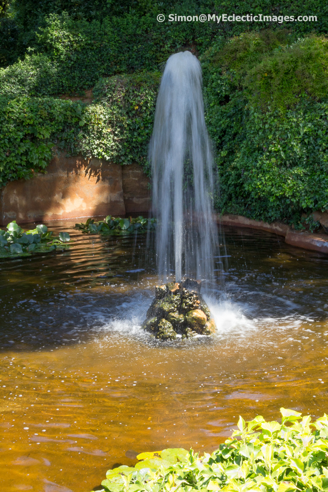 Fountain in Santa Clotilde Gardens