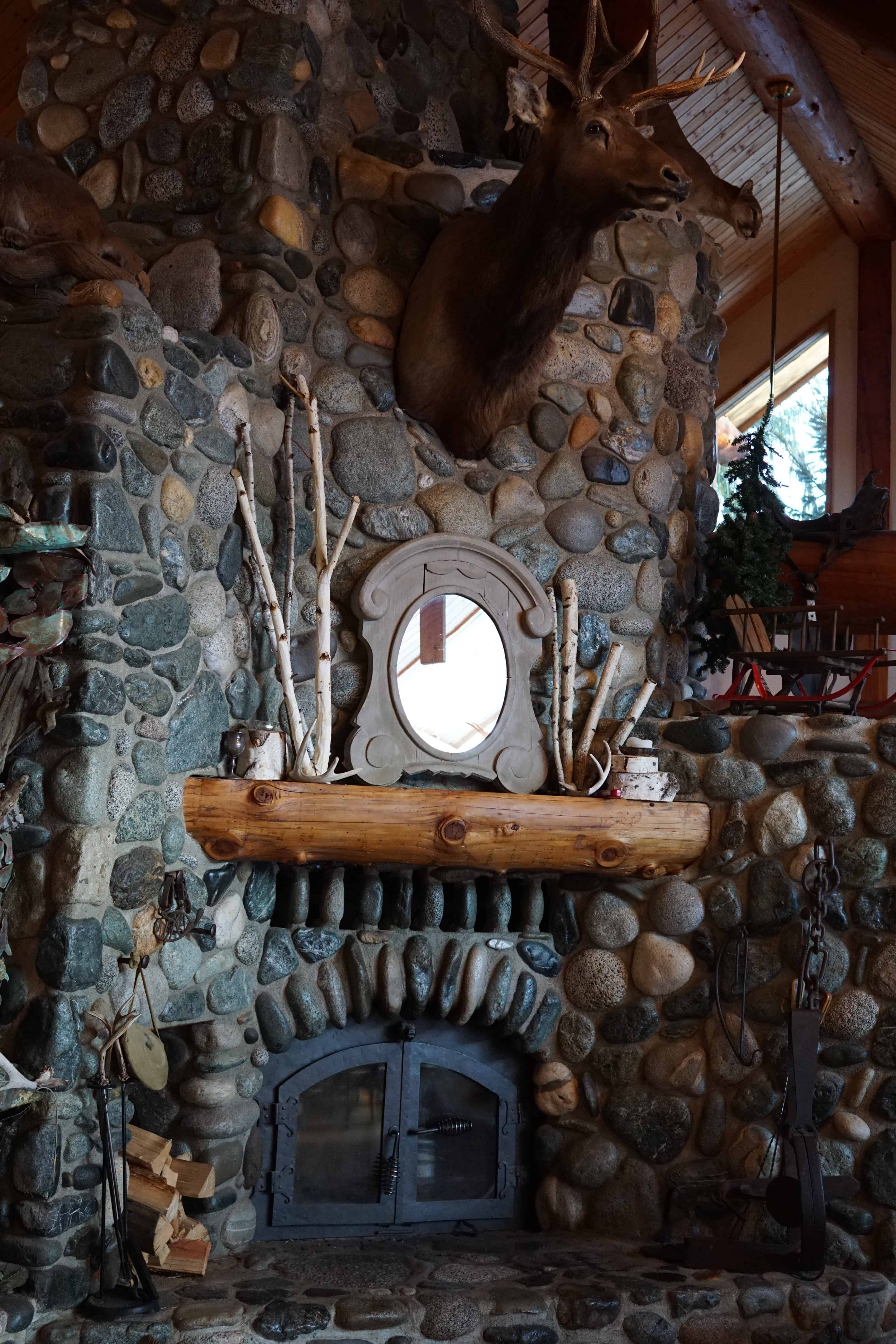 Leavenworth Icicle Winery Fireplace