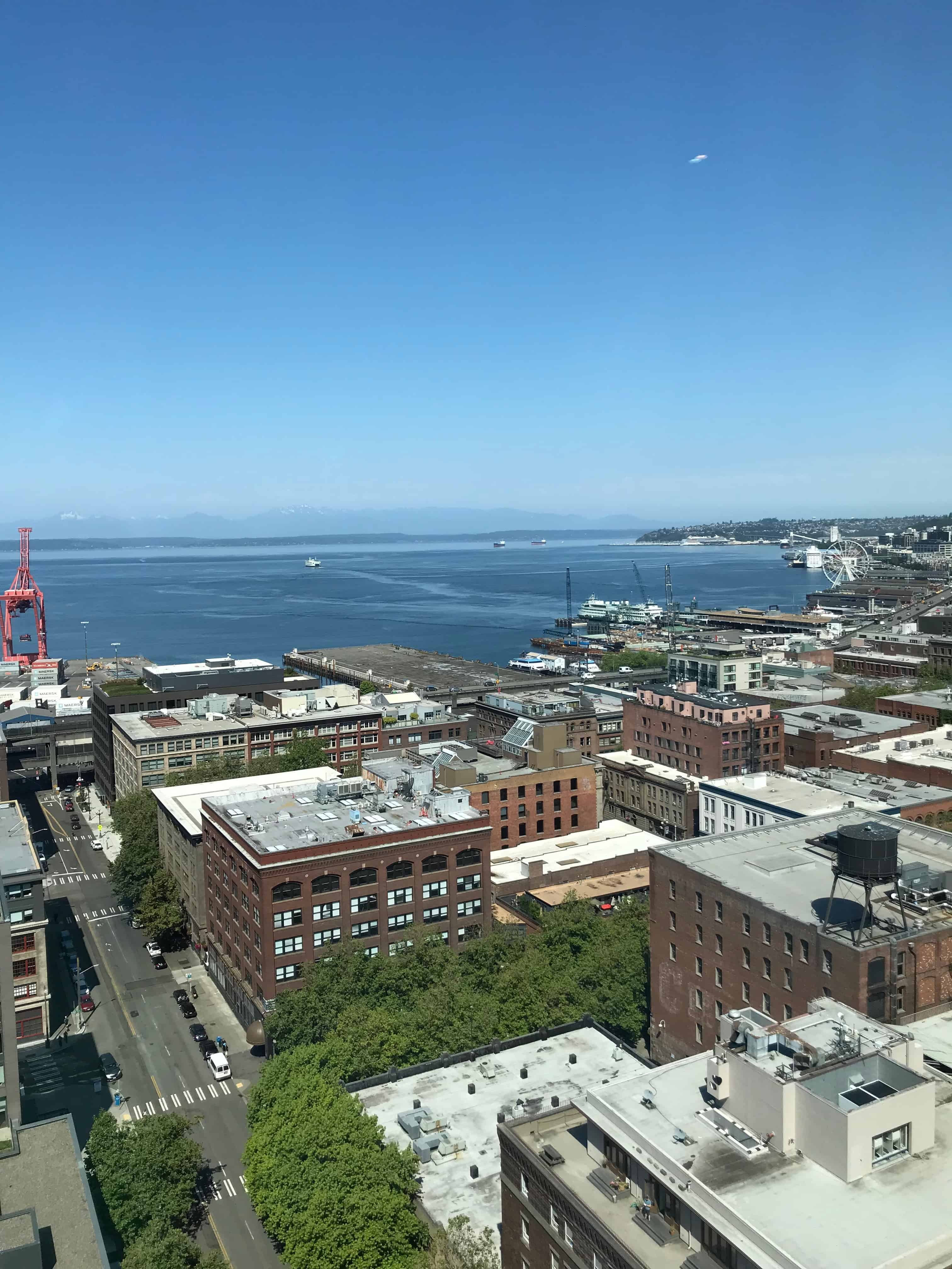 Seattle Harbor from Penthouse