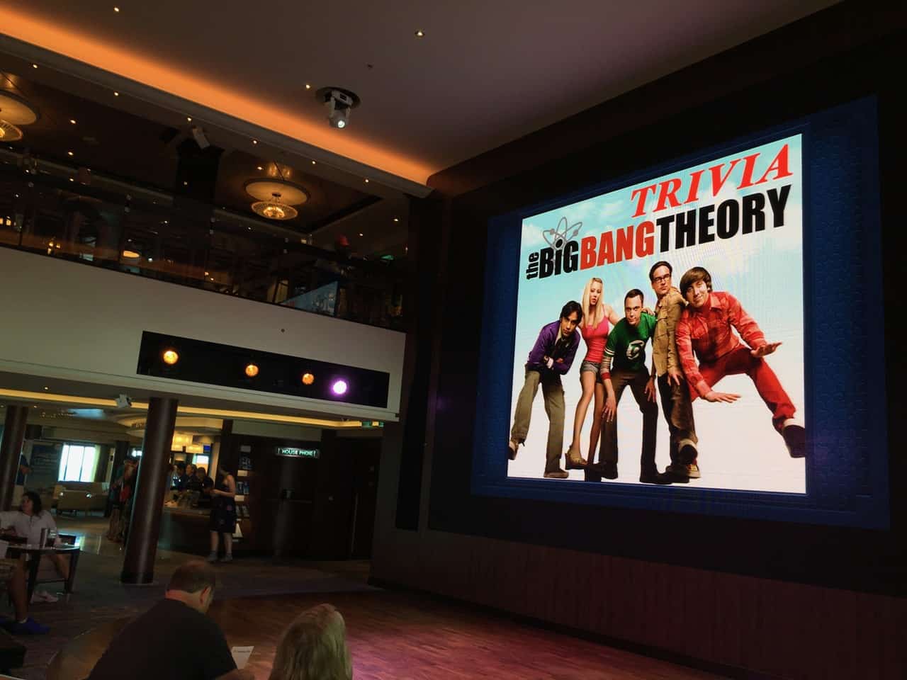 Big Bang Theory Trivia on NCL Escape in Atrium