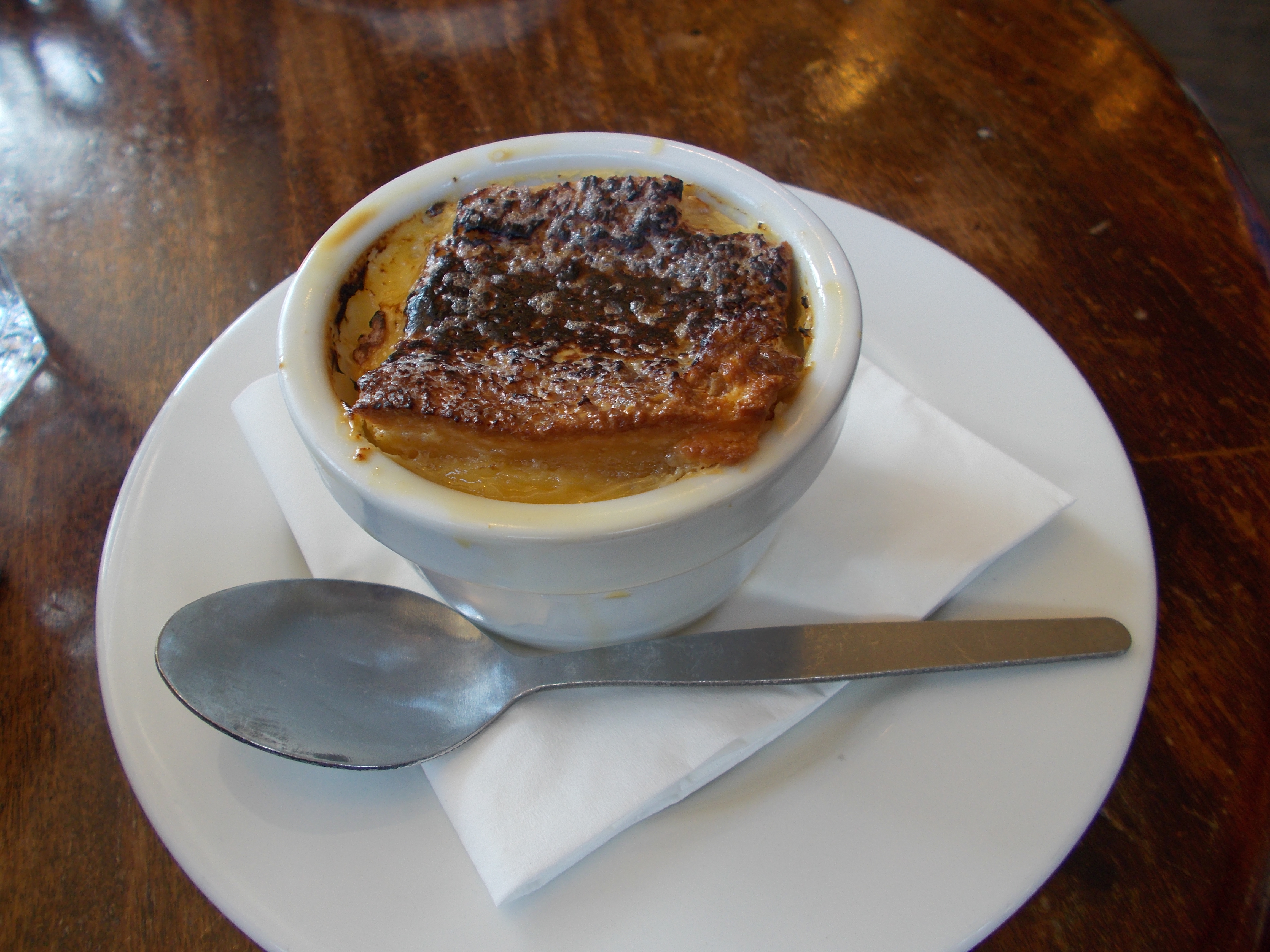 Bread and Butter Pudding The English Breakfast at Spitalfields Eating London Food Tour