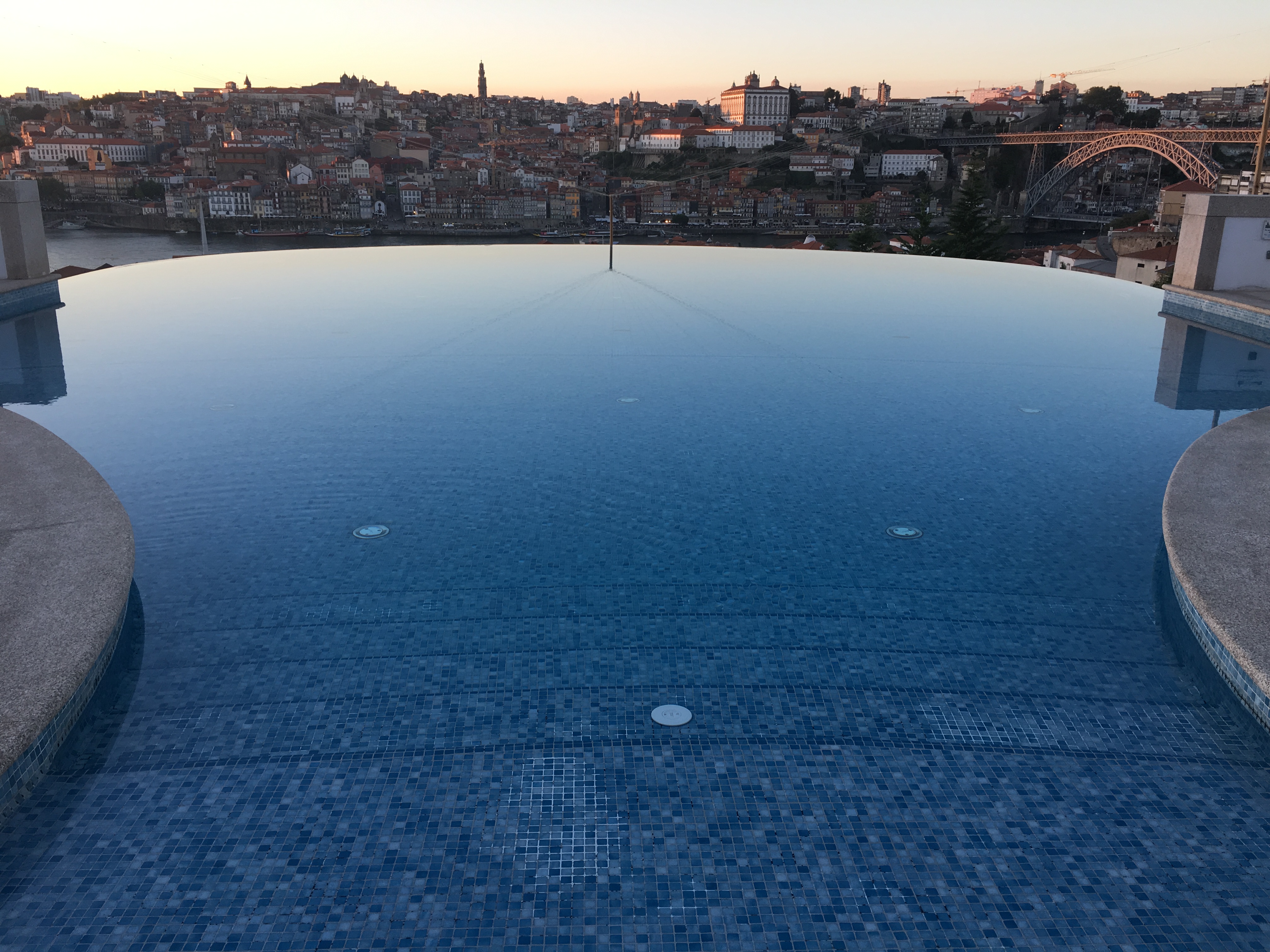 Infinity Pool at Yeatman Hotel Overlooking Porto