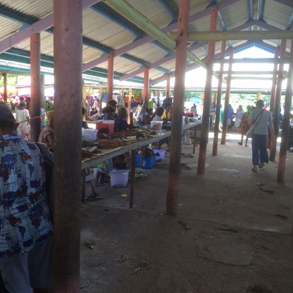 Local market in Kavieng.  A must see.