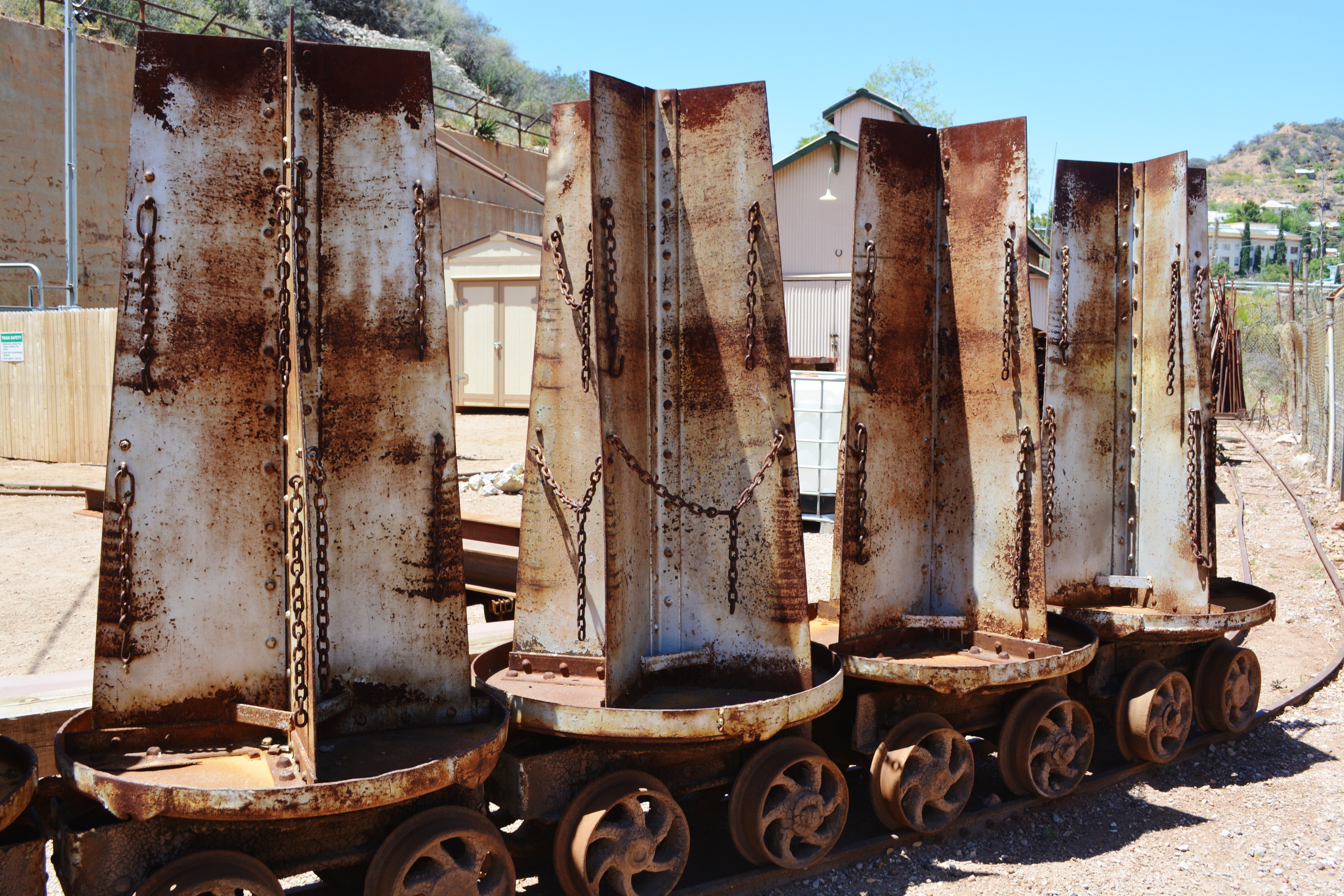 Old Mining Equipment in Bisbee Arizona