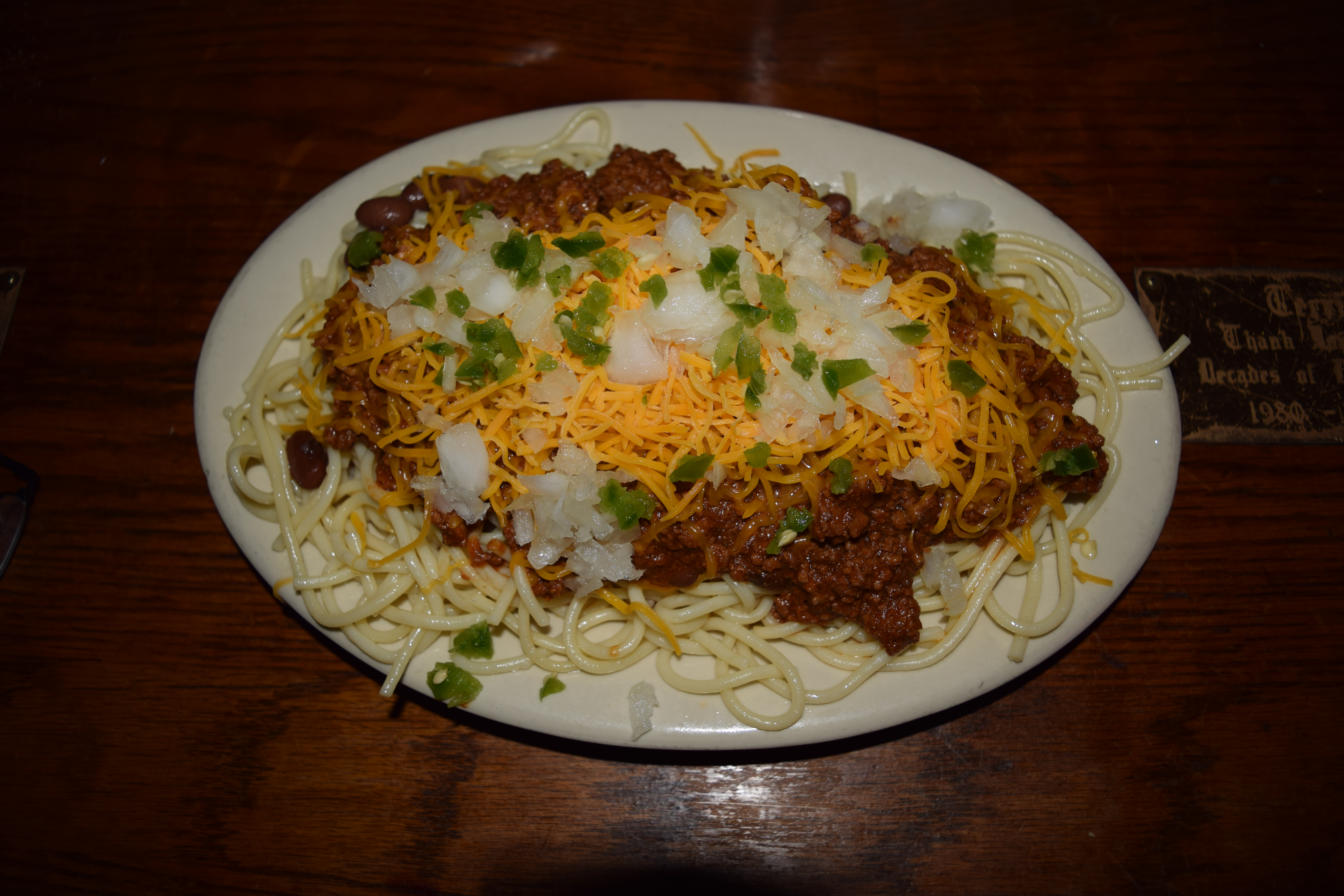 Chili Plate - Hard Times Cafe