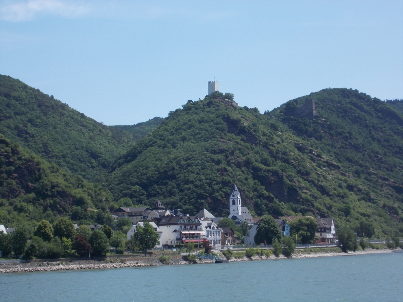 First Castle Sighting on Romantic Rhine Gorge