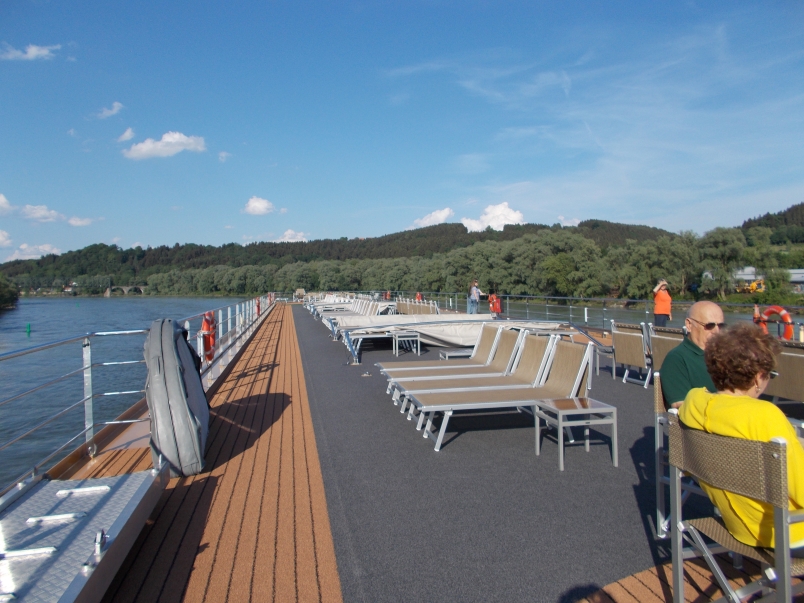 Passengers Quickly Moved Up Top to Take Advantage of View from Sundeck
