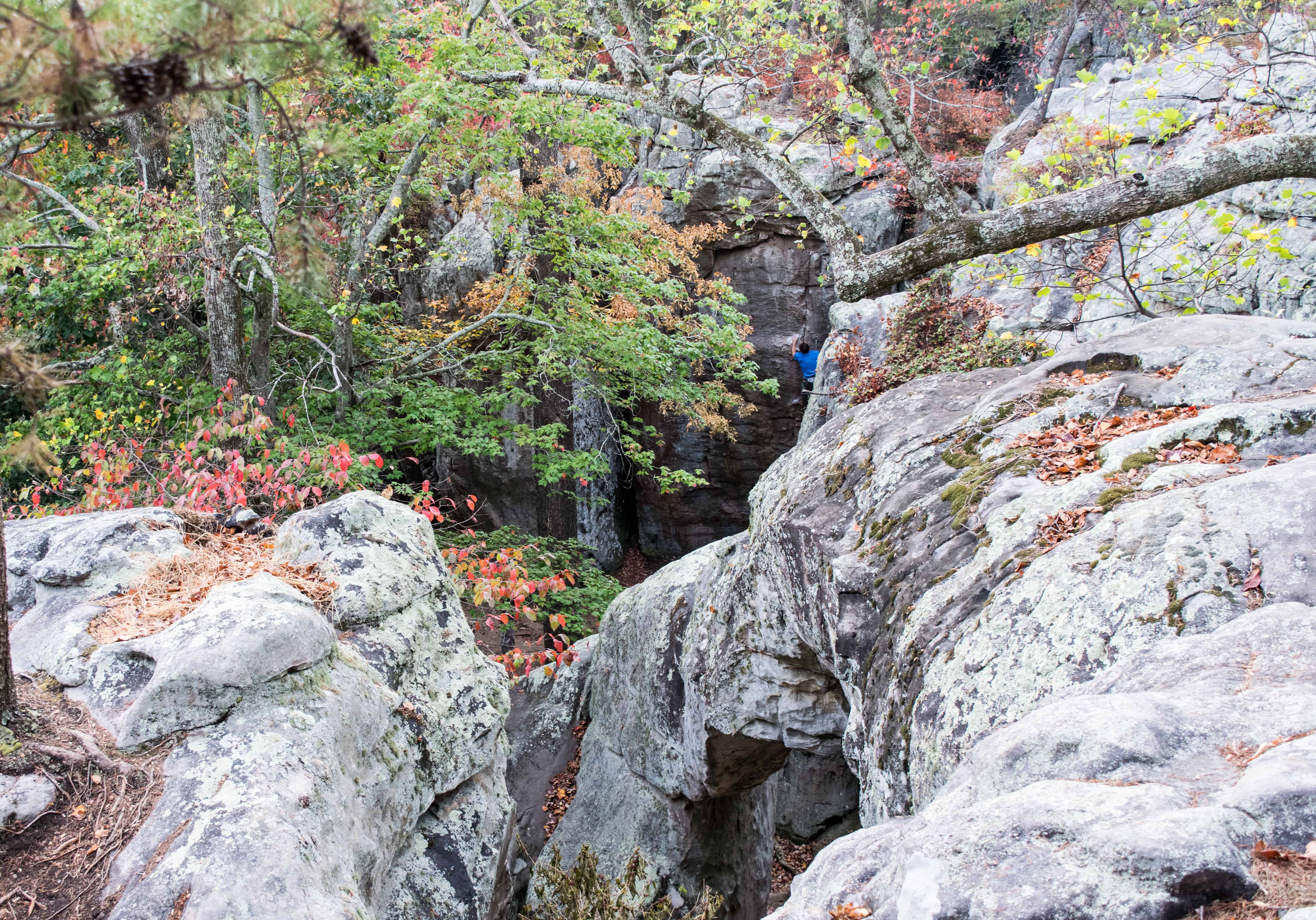 Rock Climbing at Cherokee Rock Village