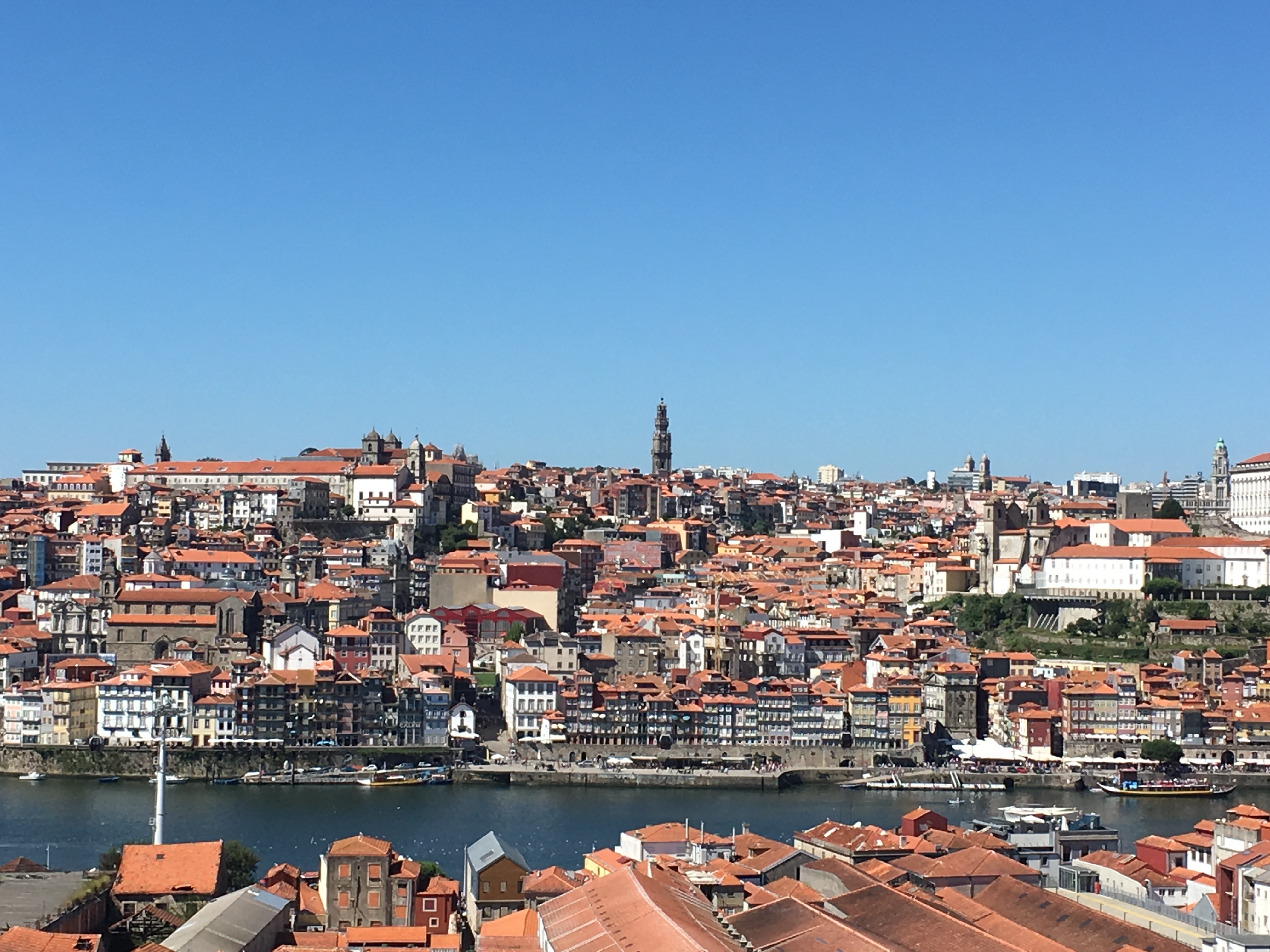 View of Porto from Yeatman Hotel in Vila Nova de Gaia