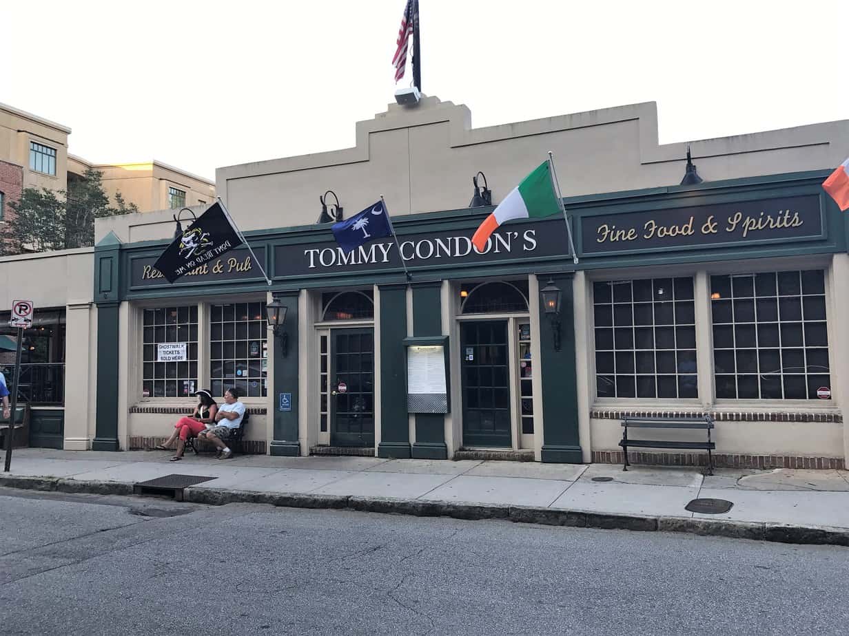 Visiting Charleston South Carolina - Tommy Condon's Irish Pub