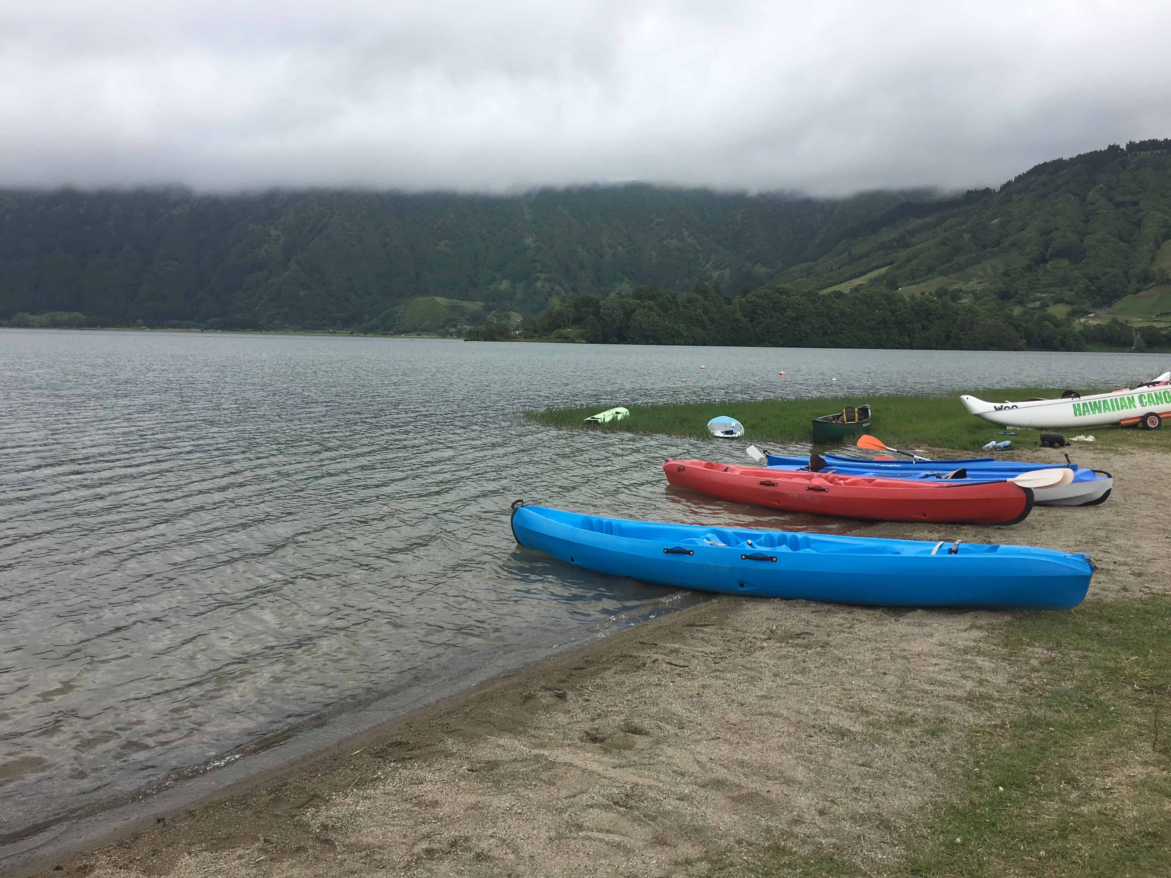 Sete Cidades Kayaks For Rent, Sao Miguel, Azores