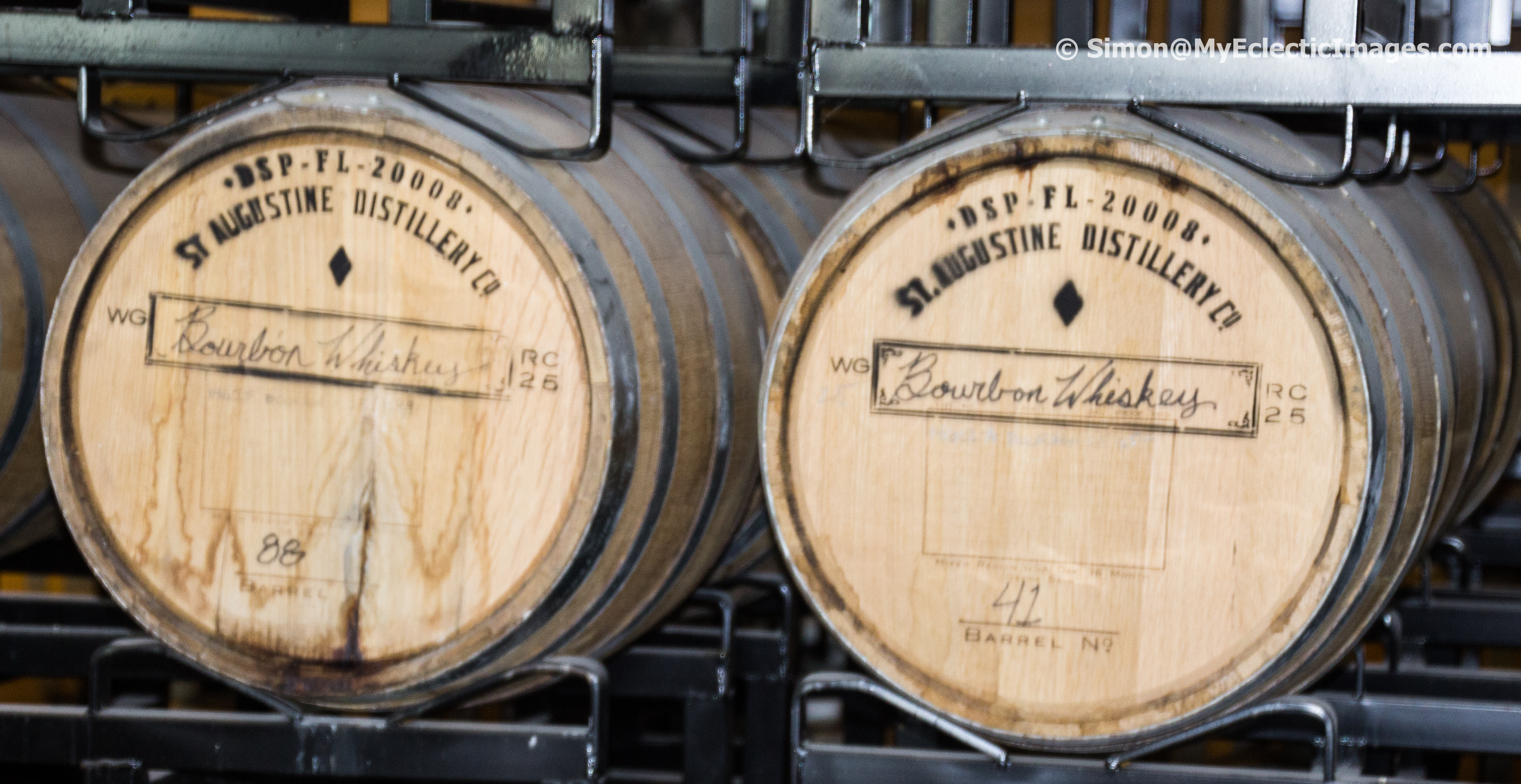 Bourbon Whiskey Barrels St. Augustine Distillery Tour