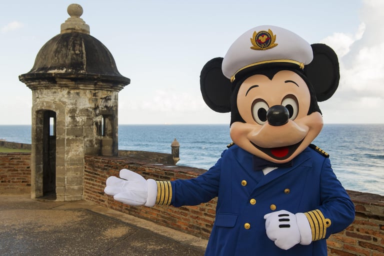 Disney Cruise Line returns to San Juan, Puerto Rico in early 2017 with four sailings to the Southern Caribbean aboard the Disney Magic. With its cobblestone streets, brightly colored buildings and a history that stretches back to the Conquistadors, San Juan offers gorgeous scenery and exciting adventure. (Matt Stroshane, photographer)