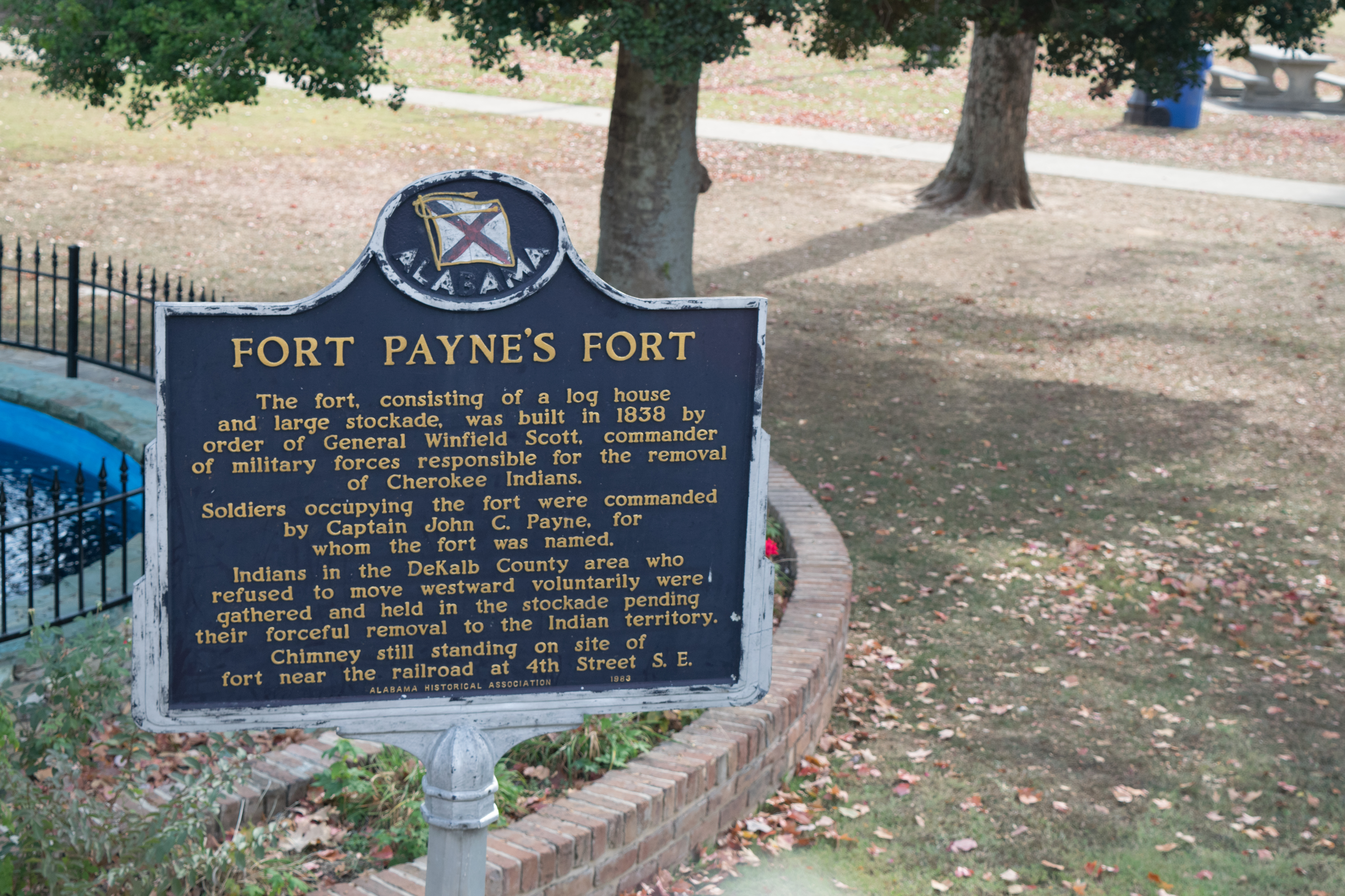 Fort Payne Historical Marker