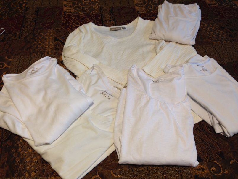 Too many white shirts