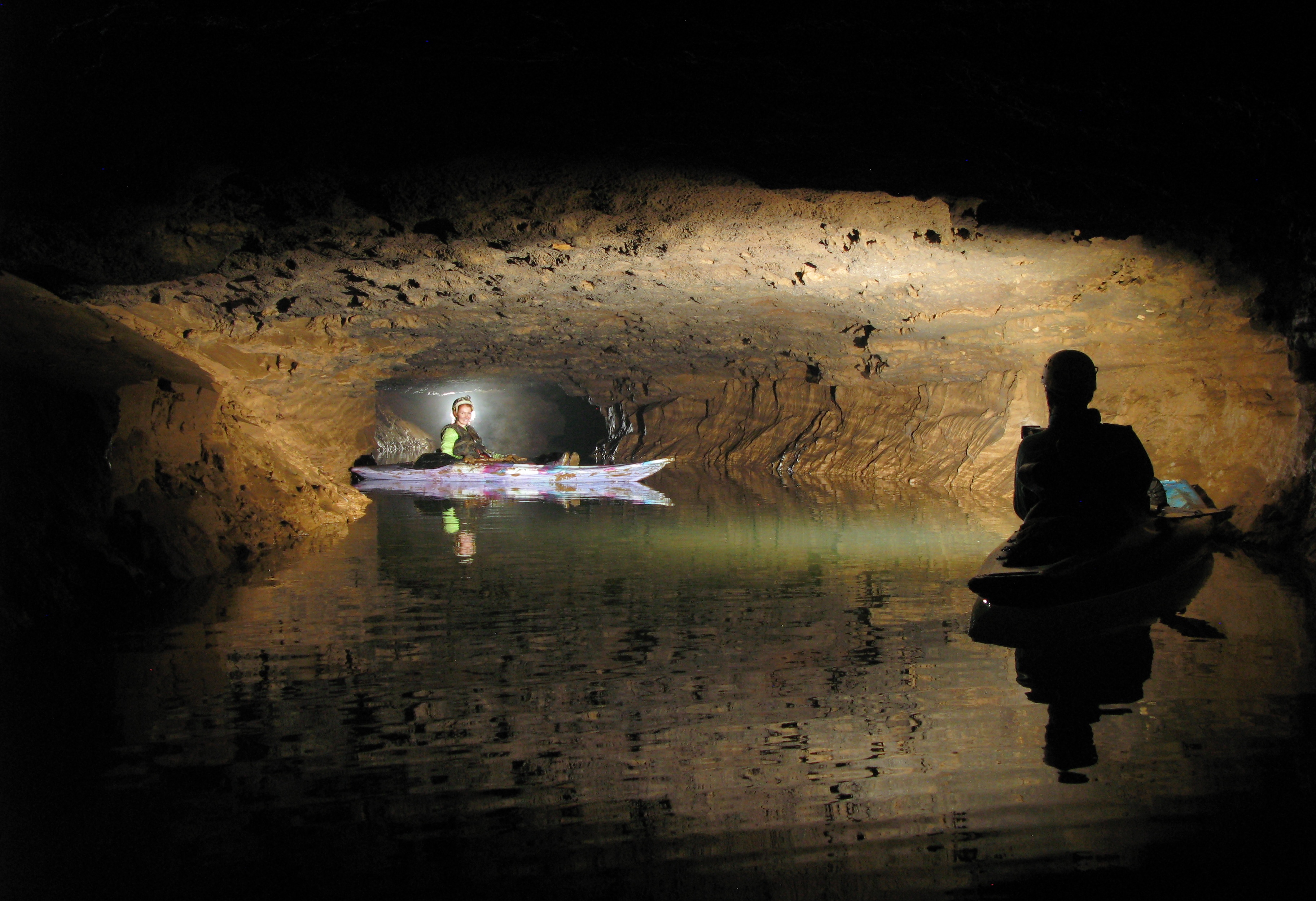 Deep Darkness Tour at Indiana Caverns photo courtesy of Indiana Caverns
