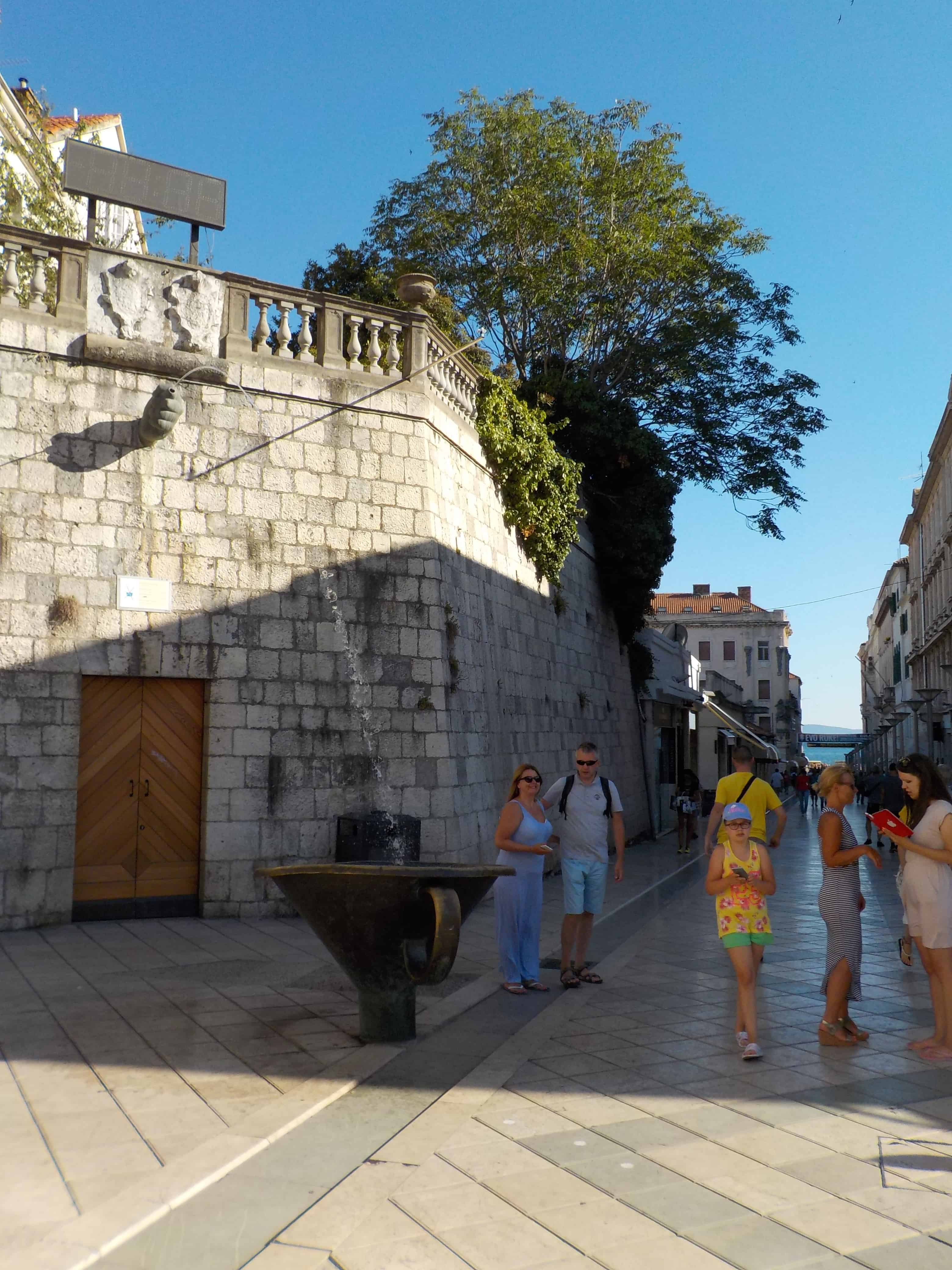 Unique Fountain in Split Croatia