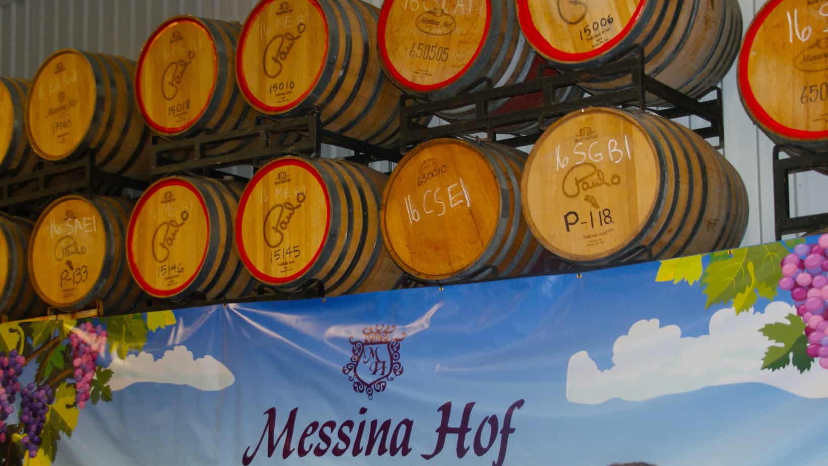 Messina Hof barrels