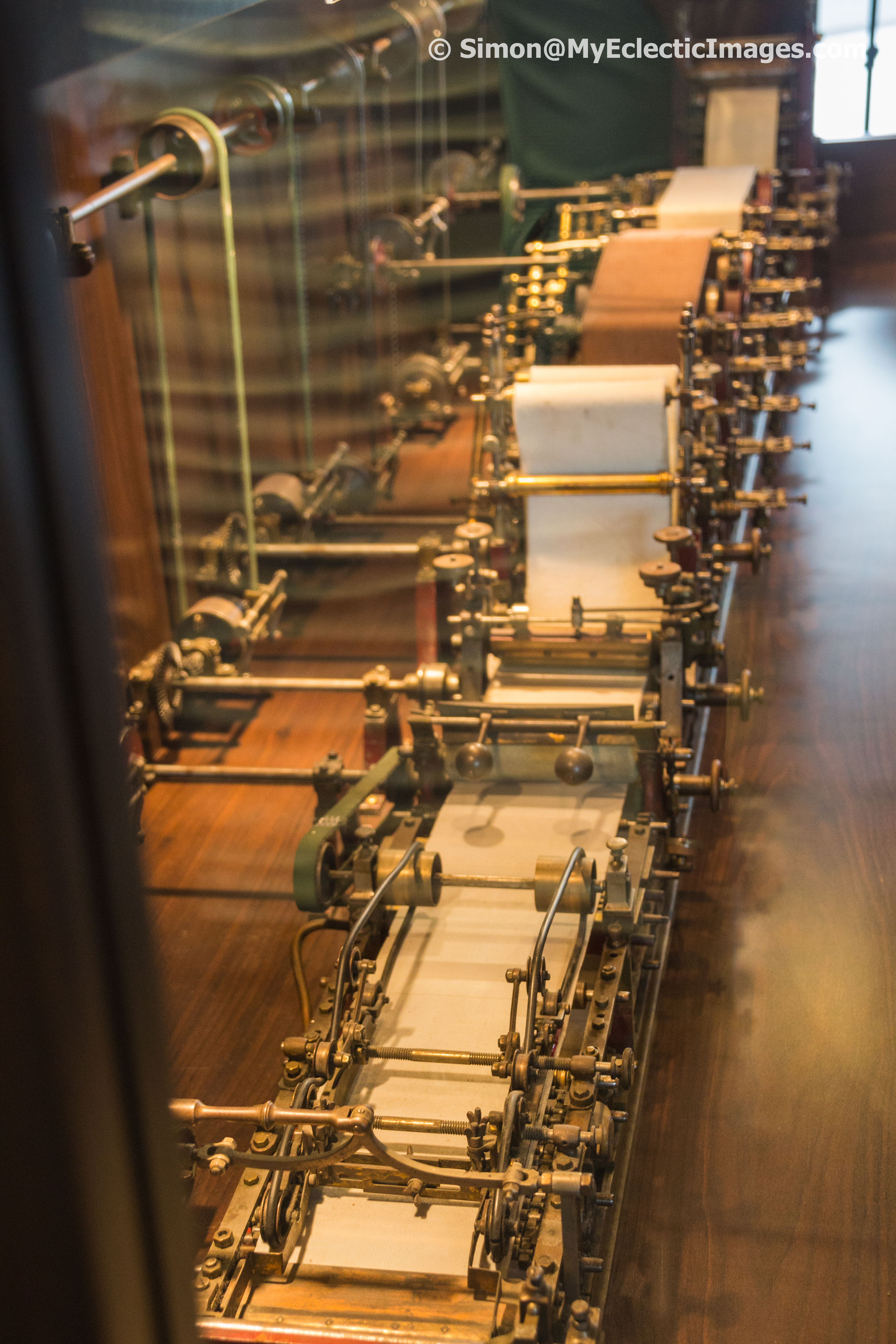 Model of a Paper Manufacturing Production Line in the Lobby of Borealis