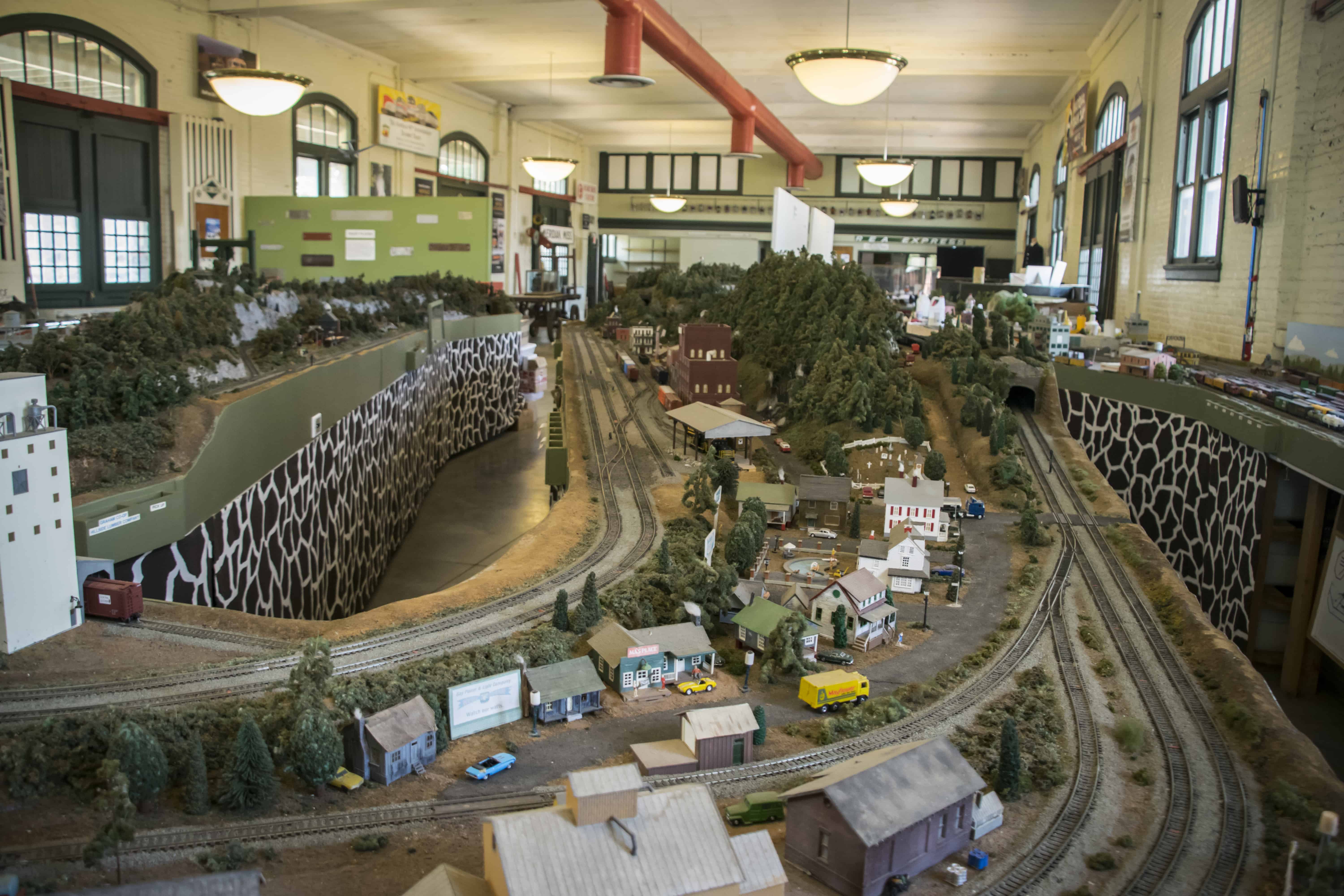 Meridian Railroad Museum-Model Train Display