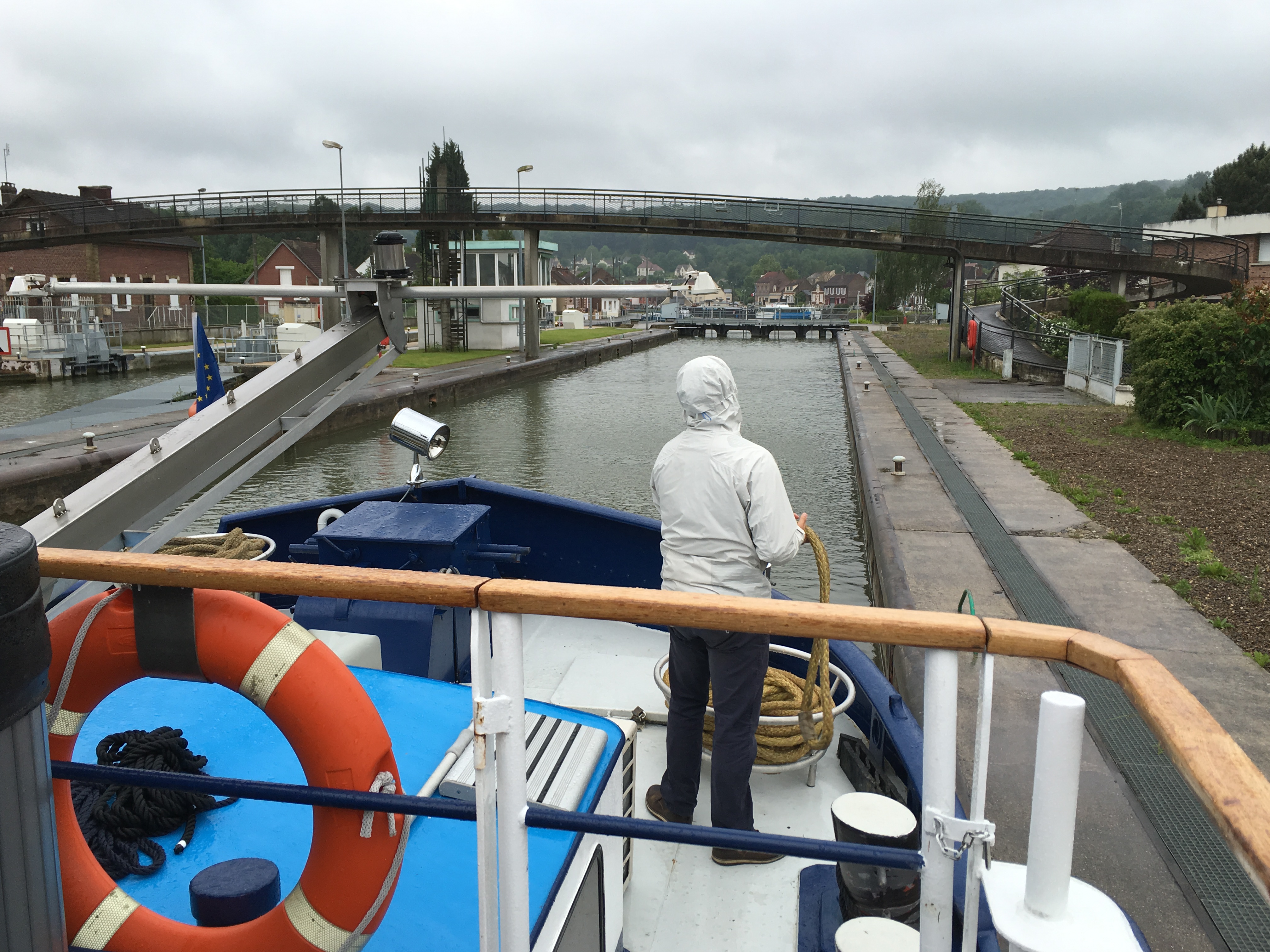 Navigating the Locks of the Canals on Panache Barge - Finding Balance on a Barge in France