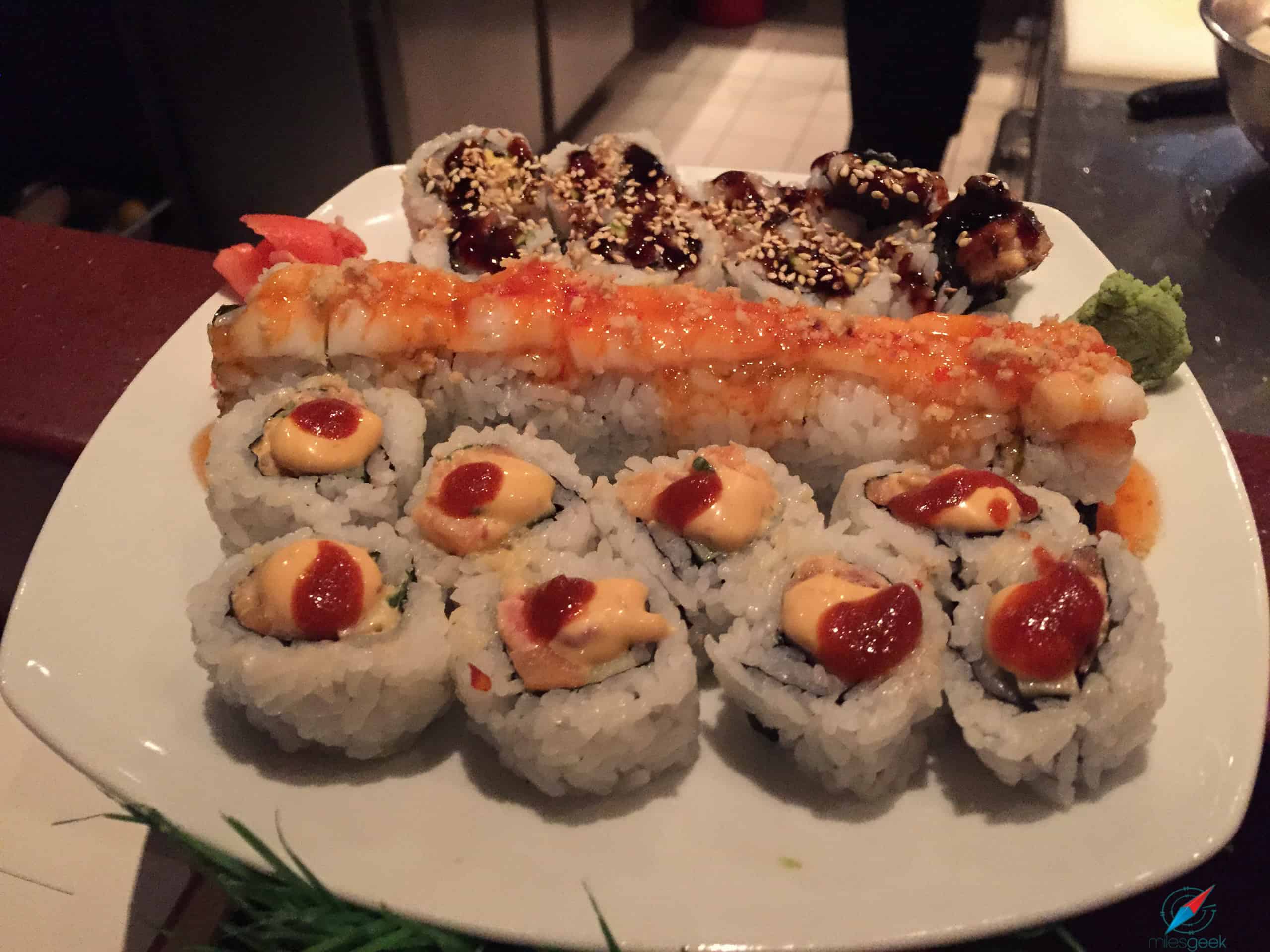 Pride of America - East Meets West - Sushi