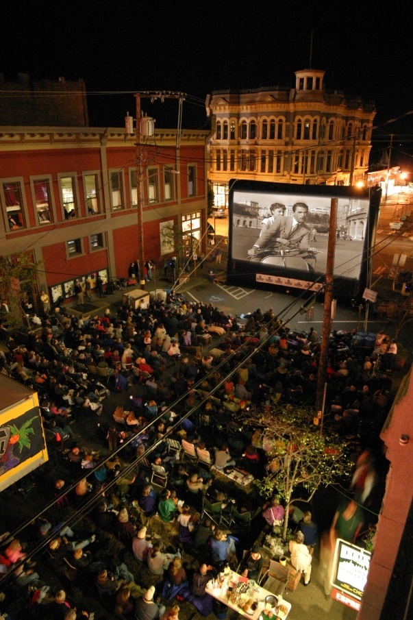 Port Townsend Film Festival Outdoor Movie Venue