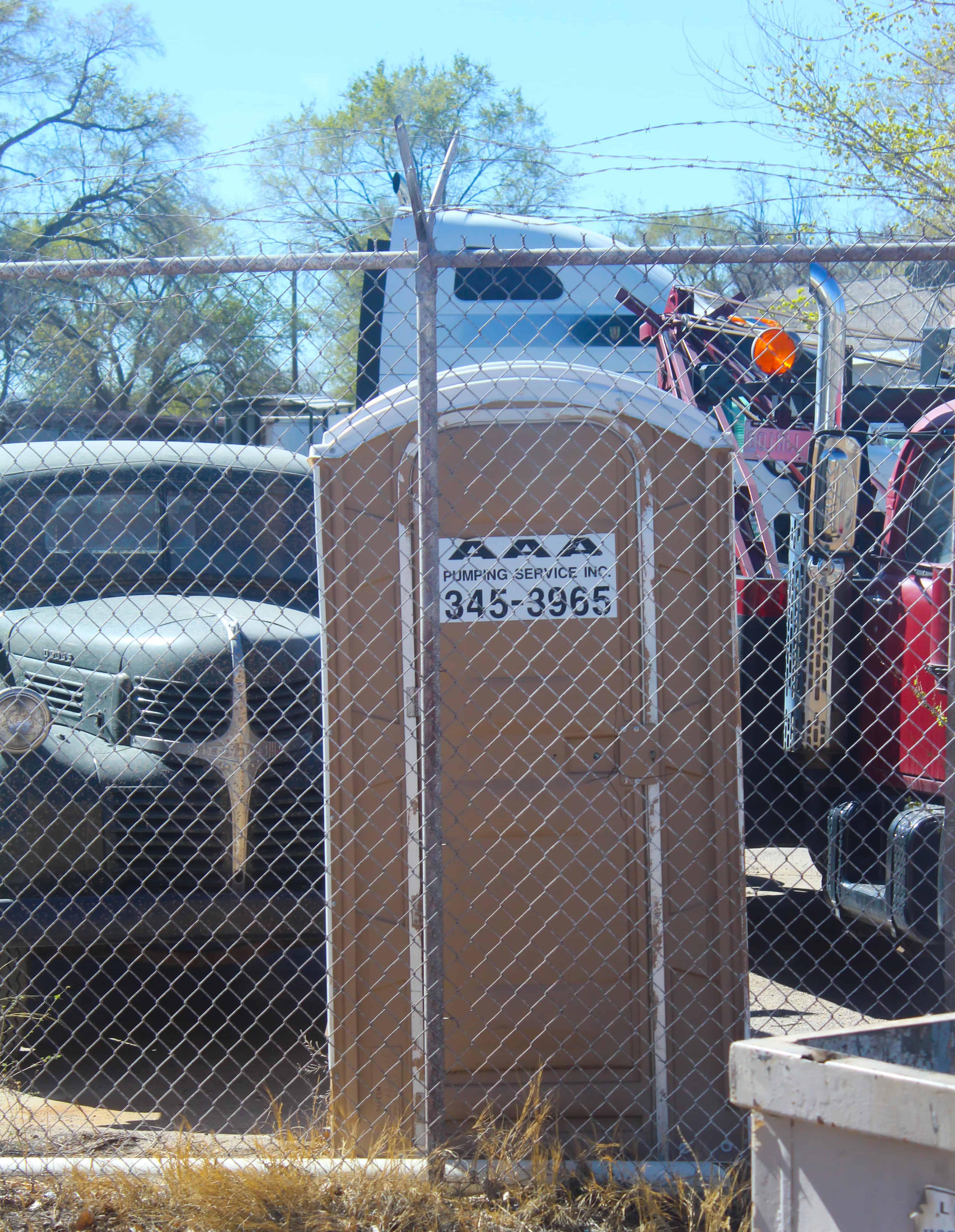 The Infamous Port-a-Potty at the Breaking Bad Junkyard