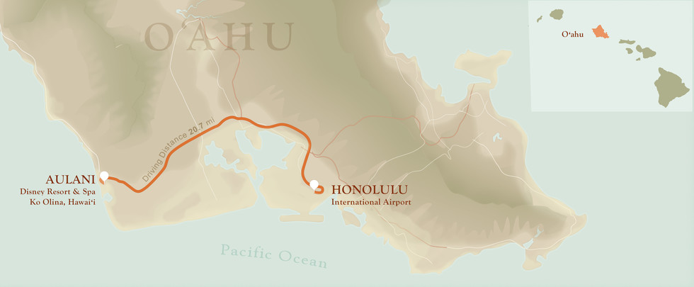 Aulani O'ahu Map