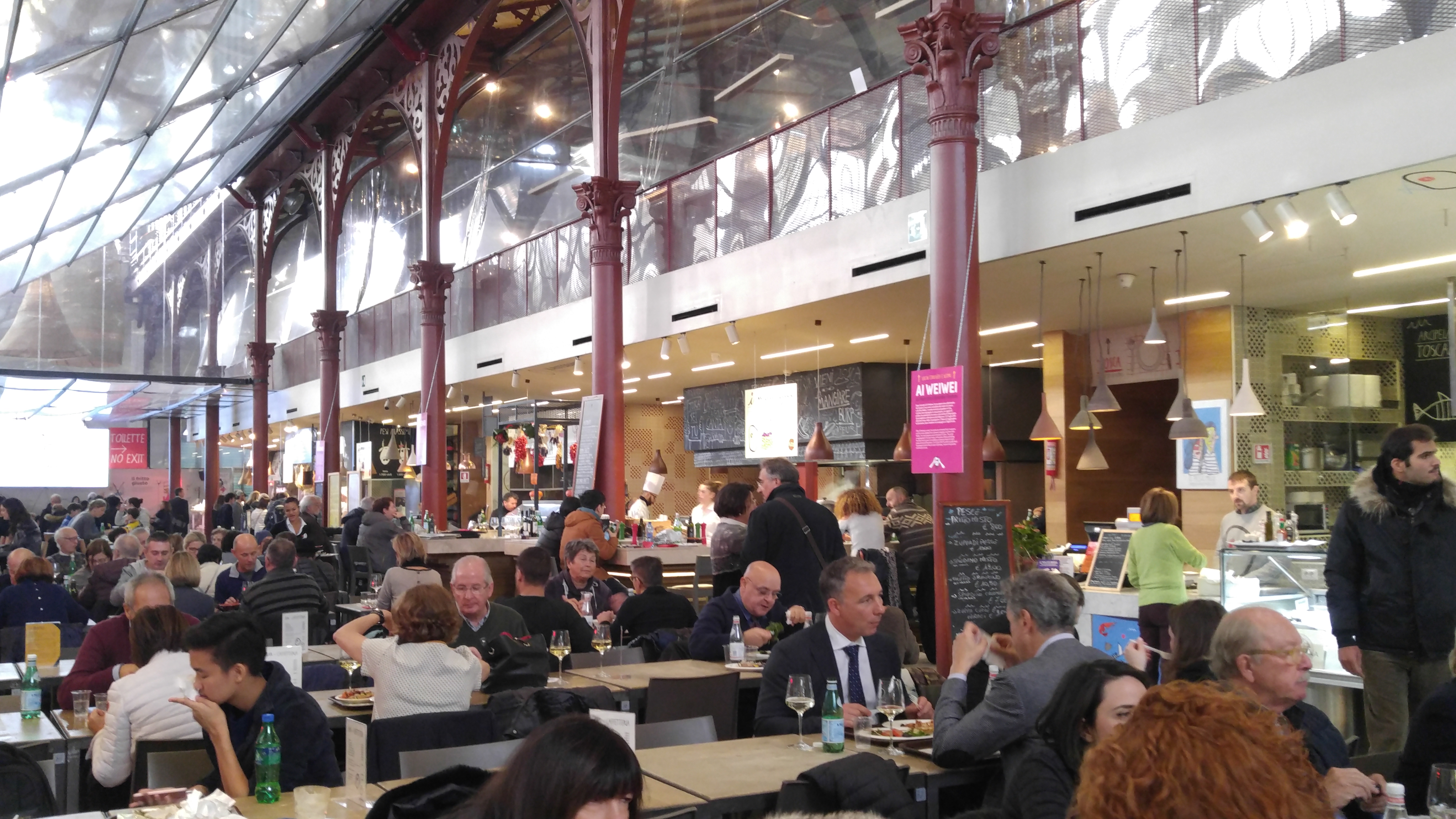 The Food Court at Mercato Centrale Firenze