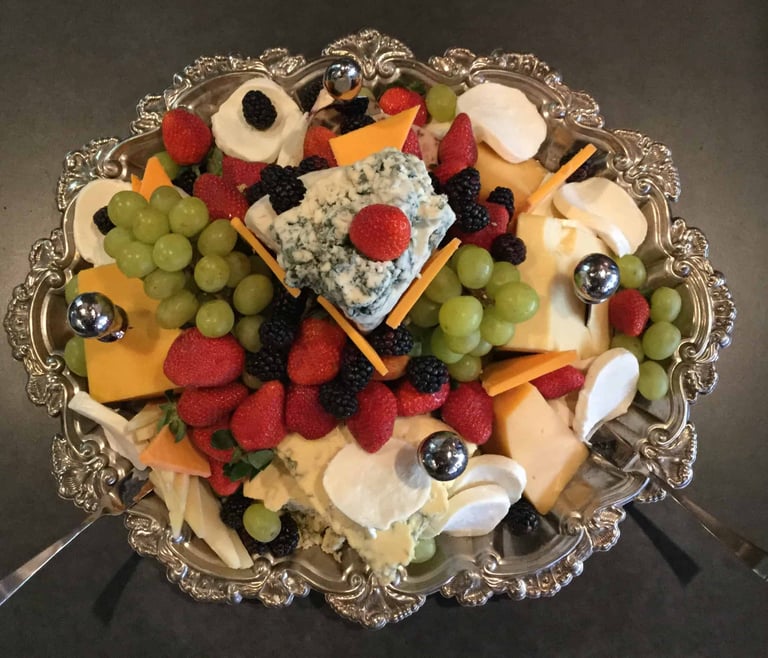 Albany Bistro cheese board for catering