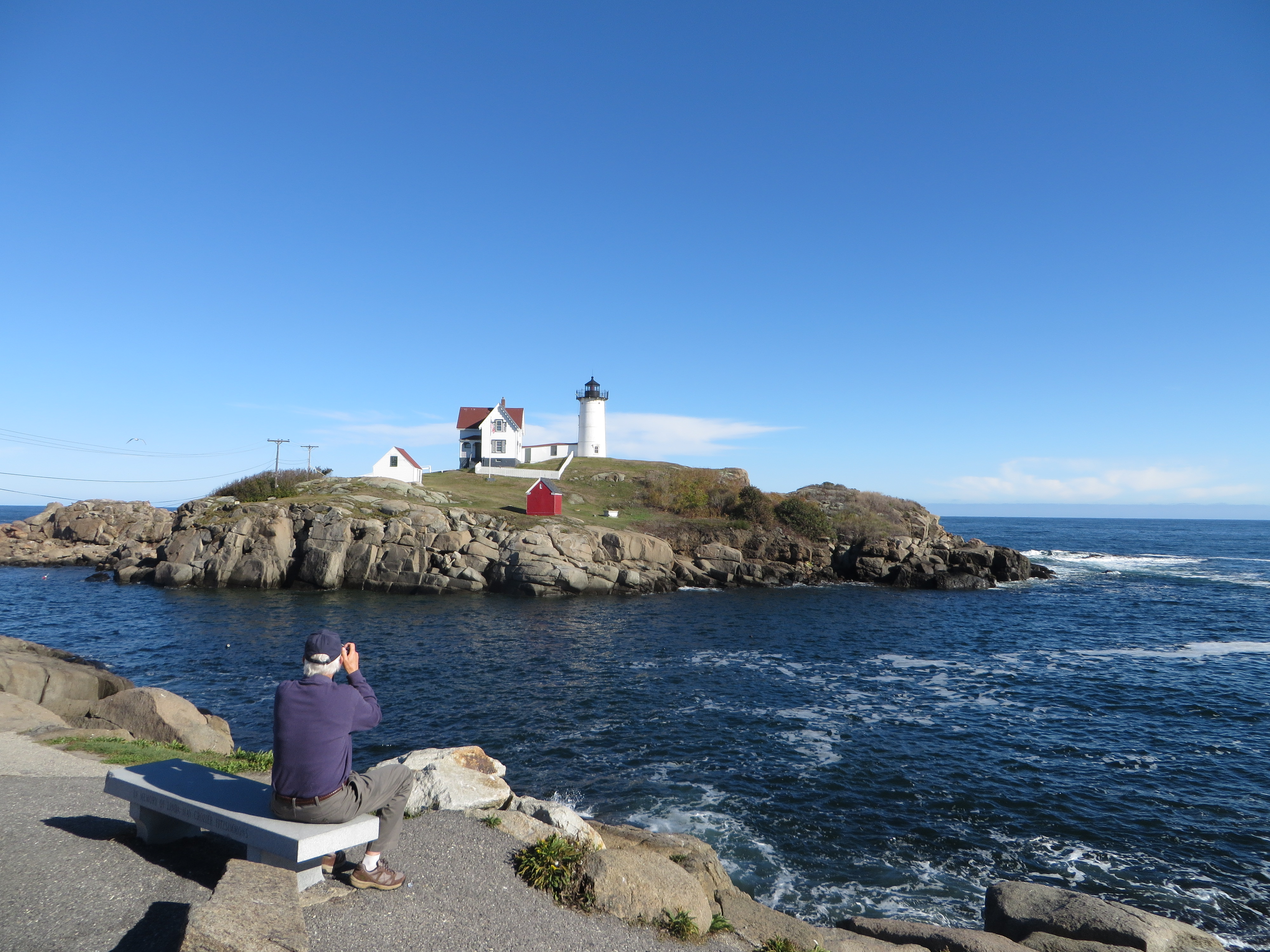 Nubble Lighthouse in York Maine at Sohier Park