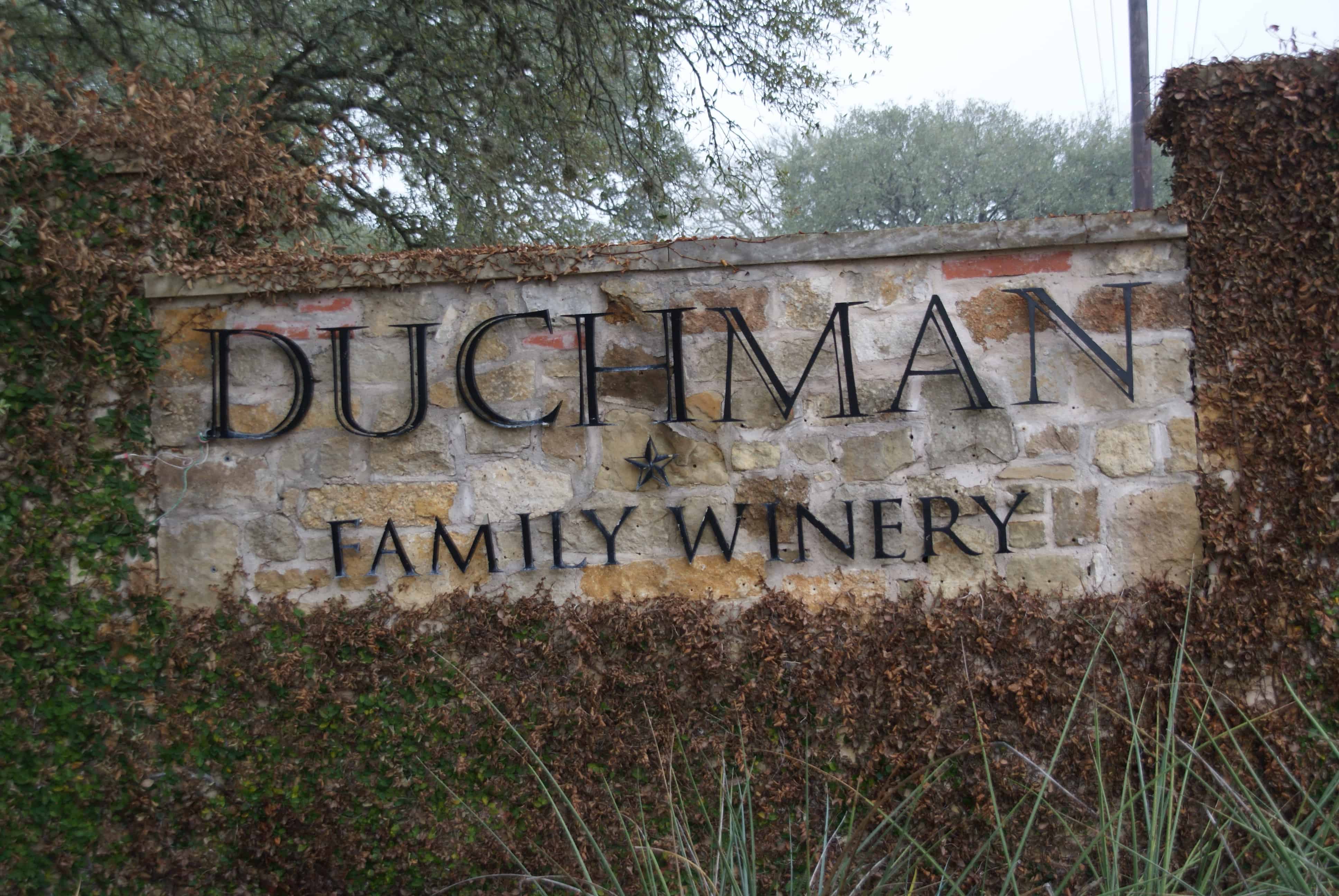 Duchman Family Winery Entrance
