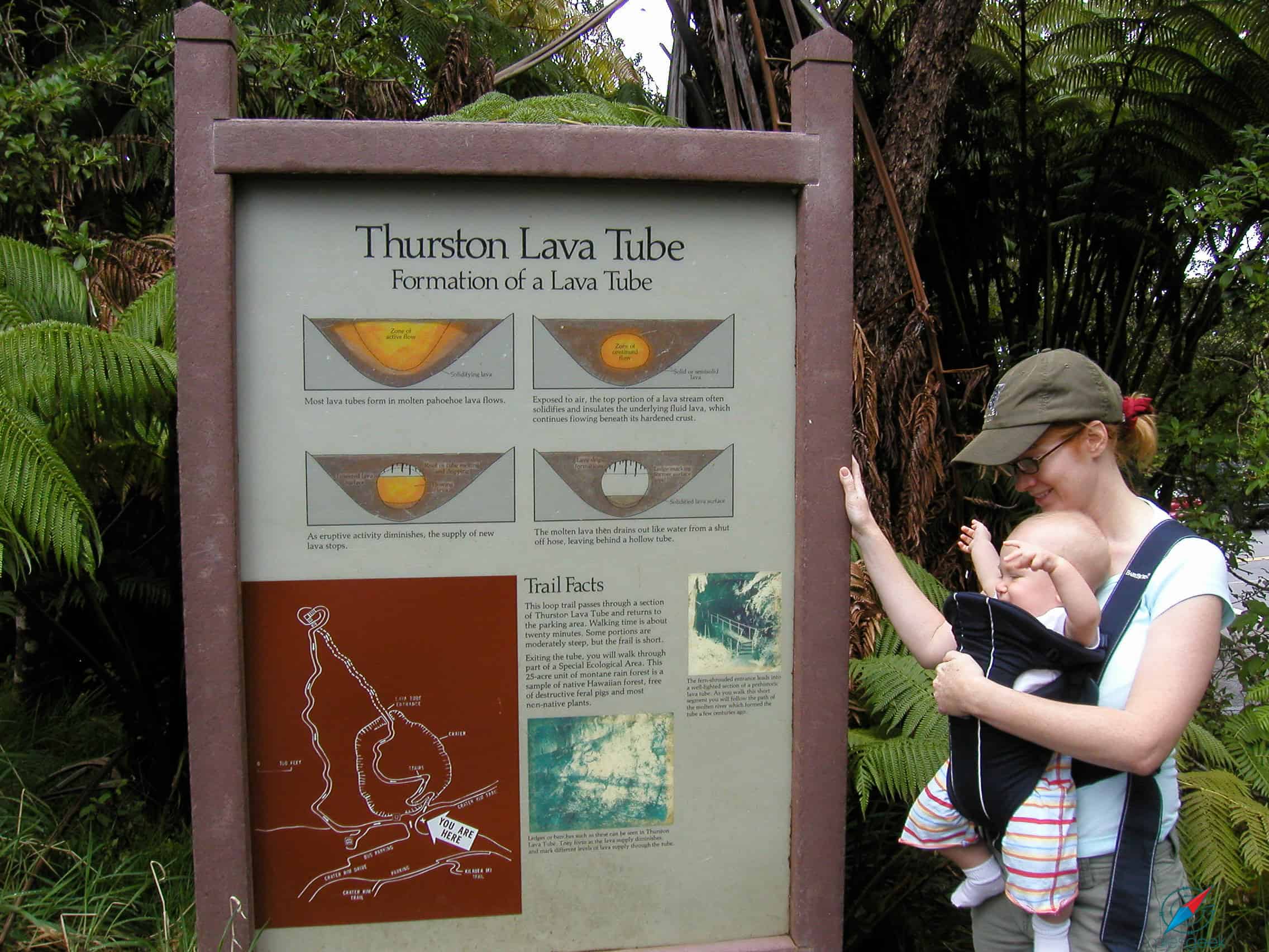 Thurston Lava Tube Sign