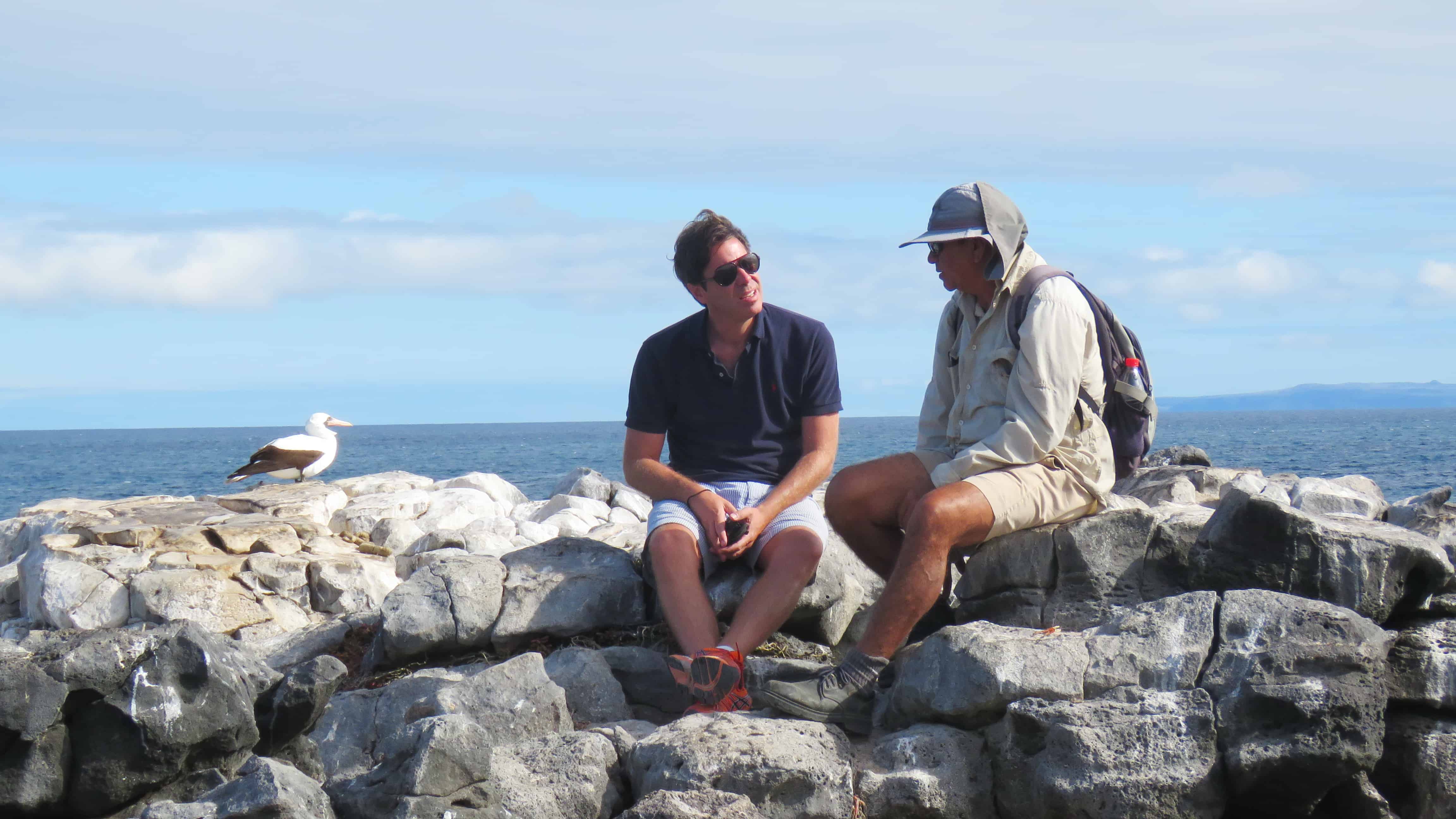 Naturalist and Cruise Guest Exploring the Galapagos Islands