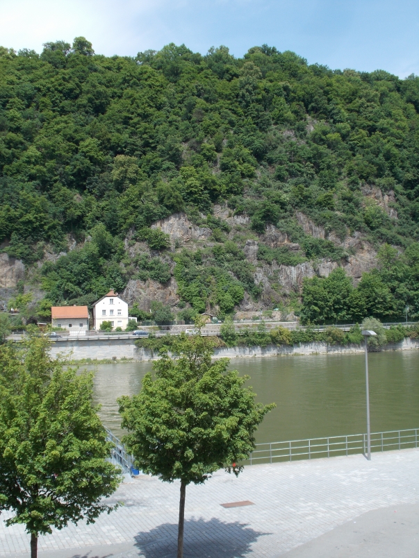 River View from Window - Hotel Koenig Passau