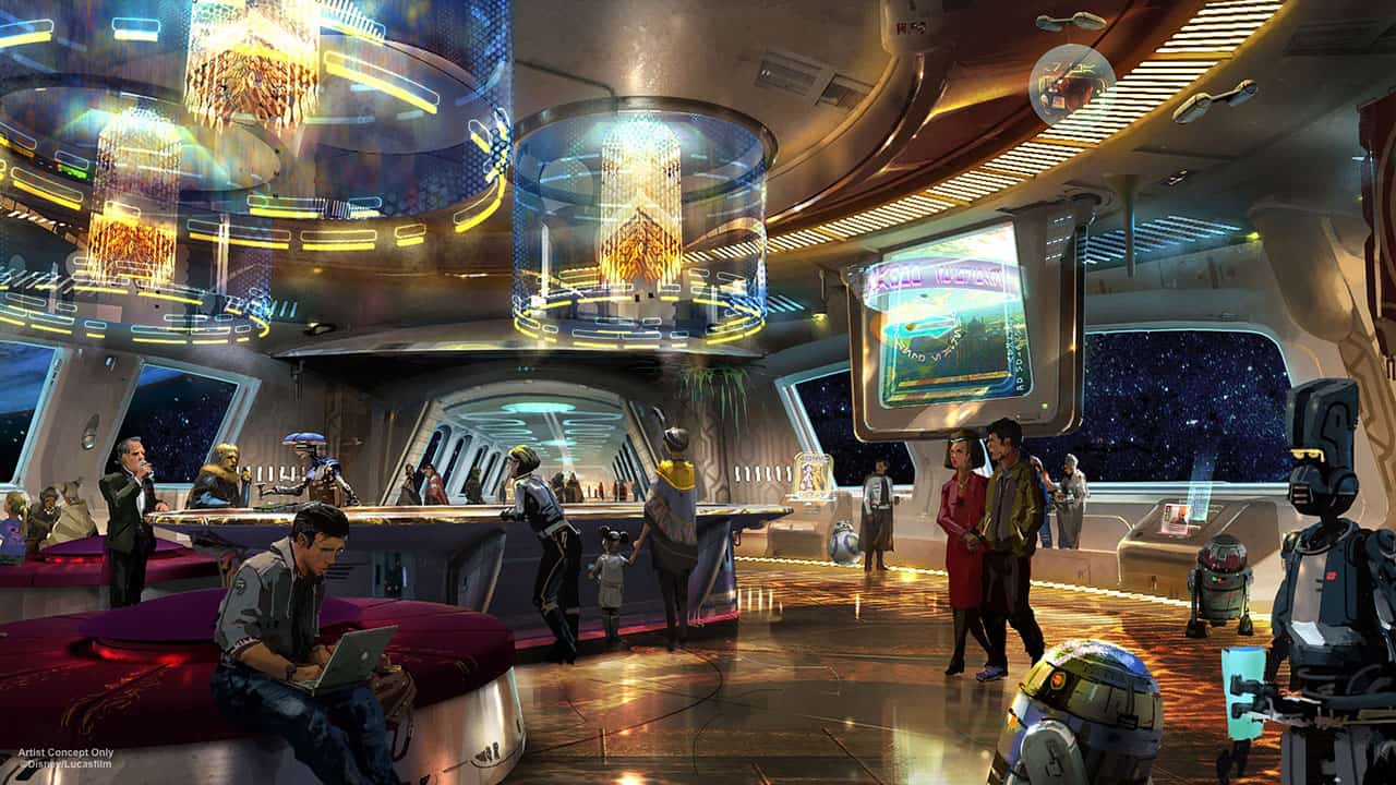 Star Wars Disney Hotel Lobby