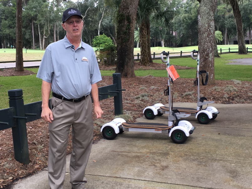 Rick Mattox, General Manager of the King and Prince Golf Course describes the benefit of Golfboards.