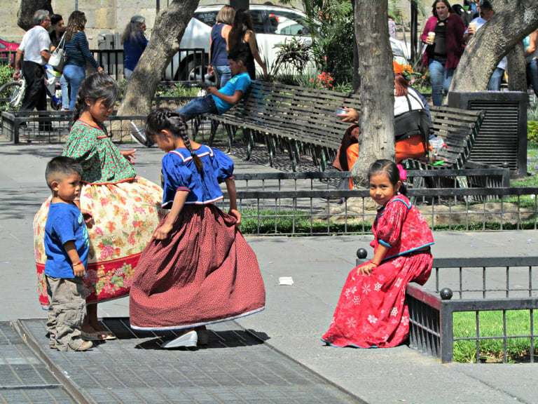Children playing in Guadalajara
