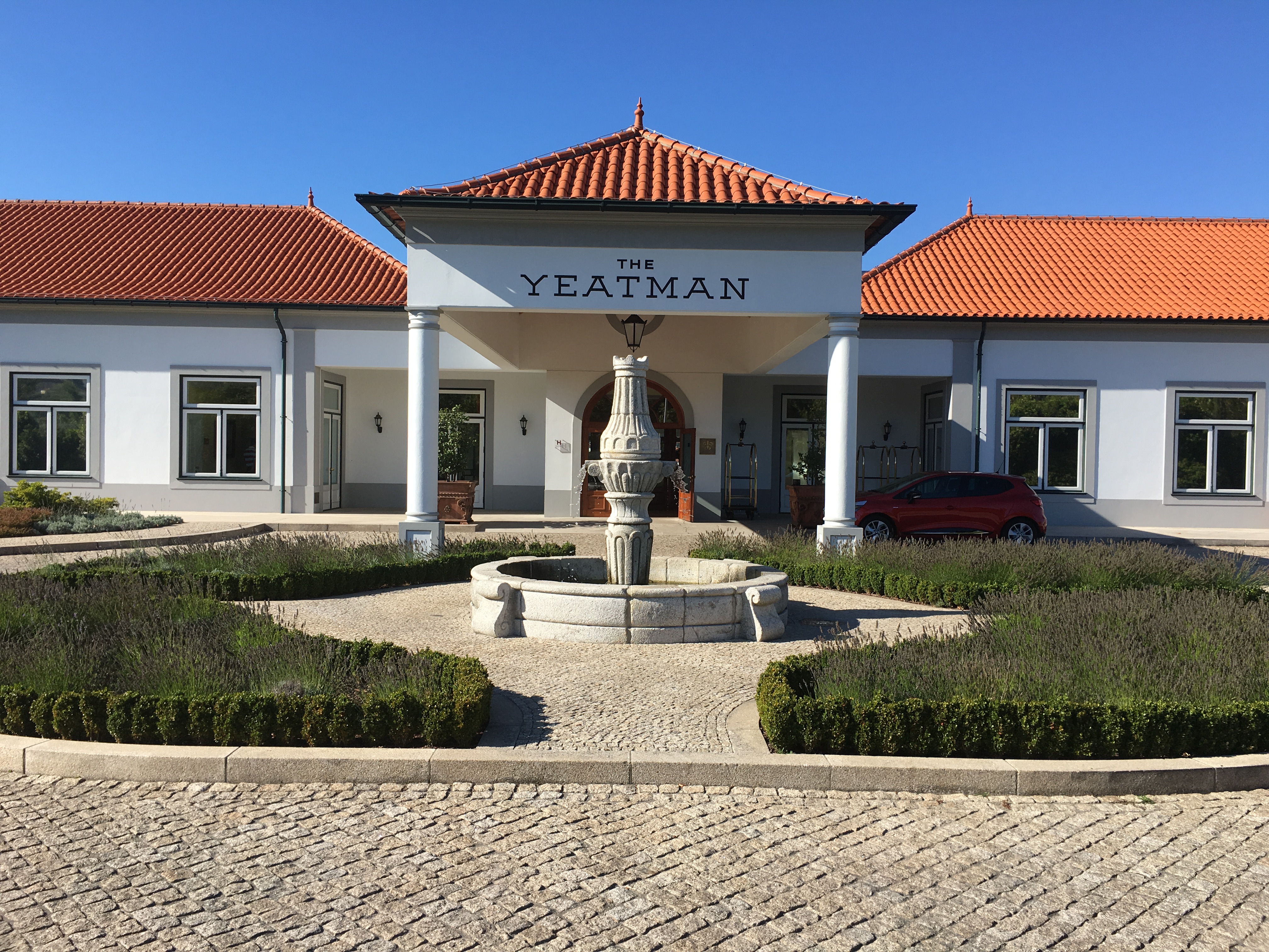 Front of Yeatman Hotel in Vila Nova de Gaia Portugal