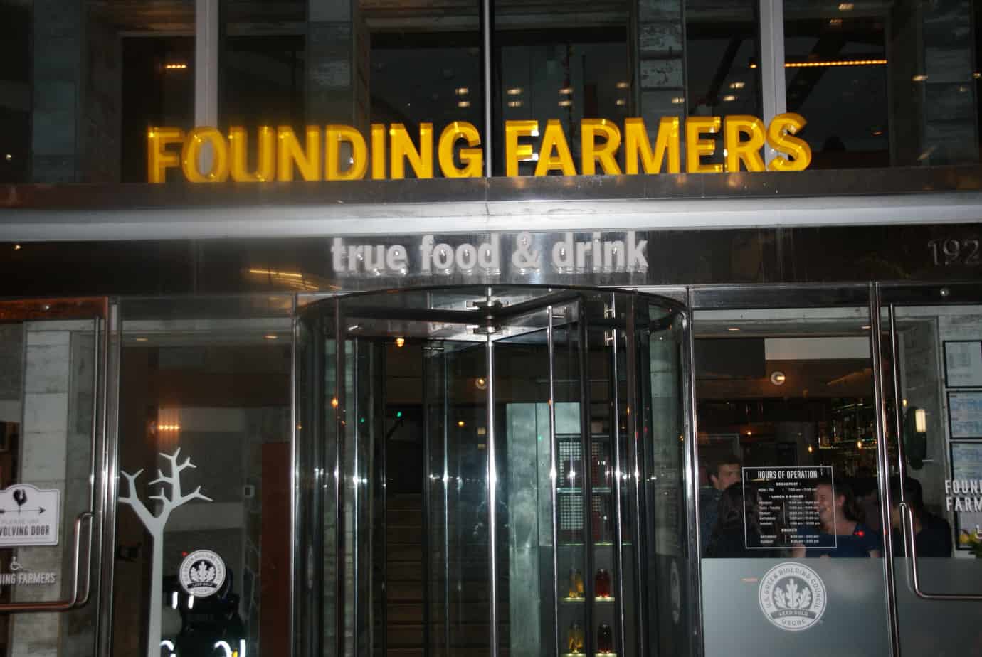 Founding Farmers DC Sign