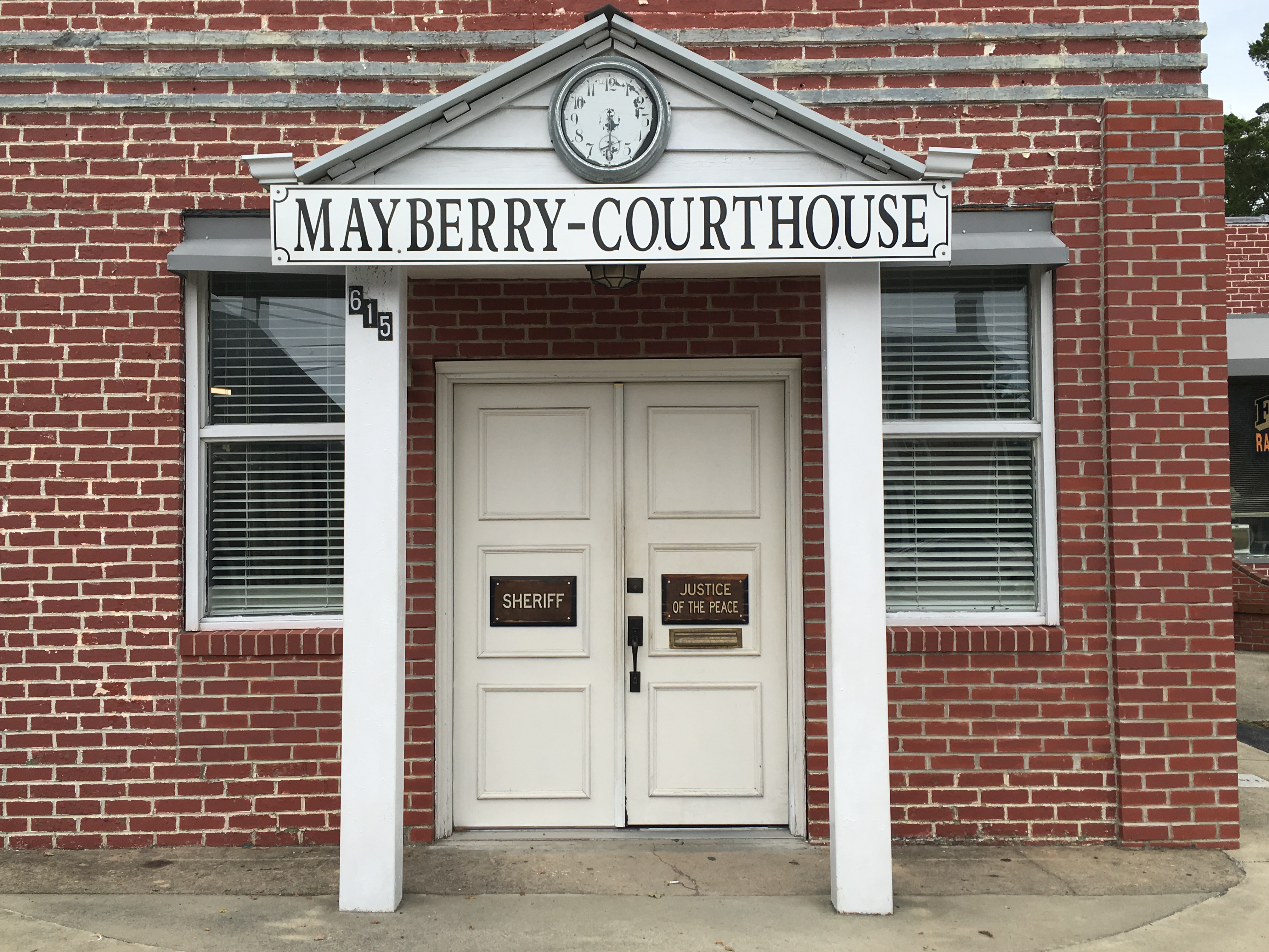 Replica of the Mayberry Court House
